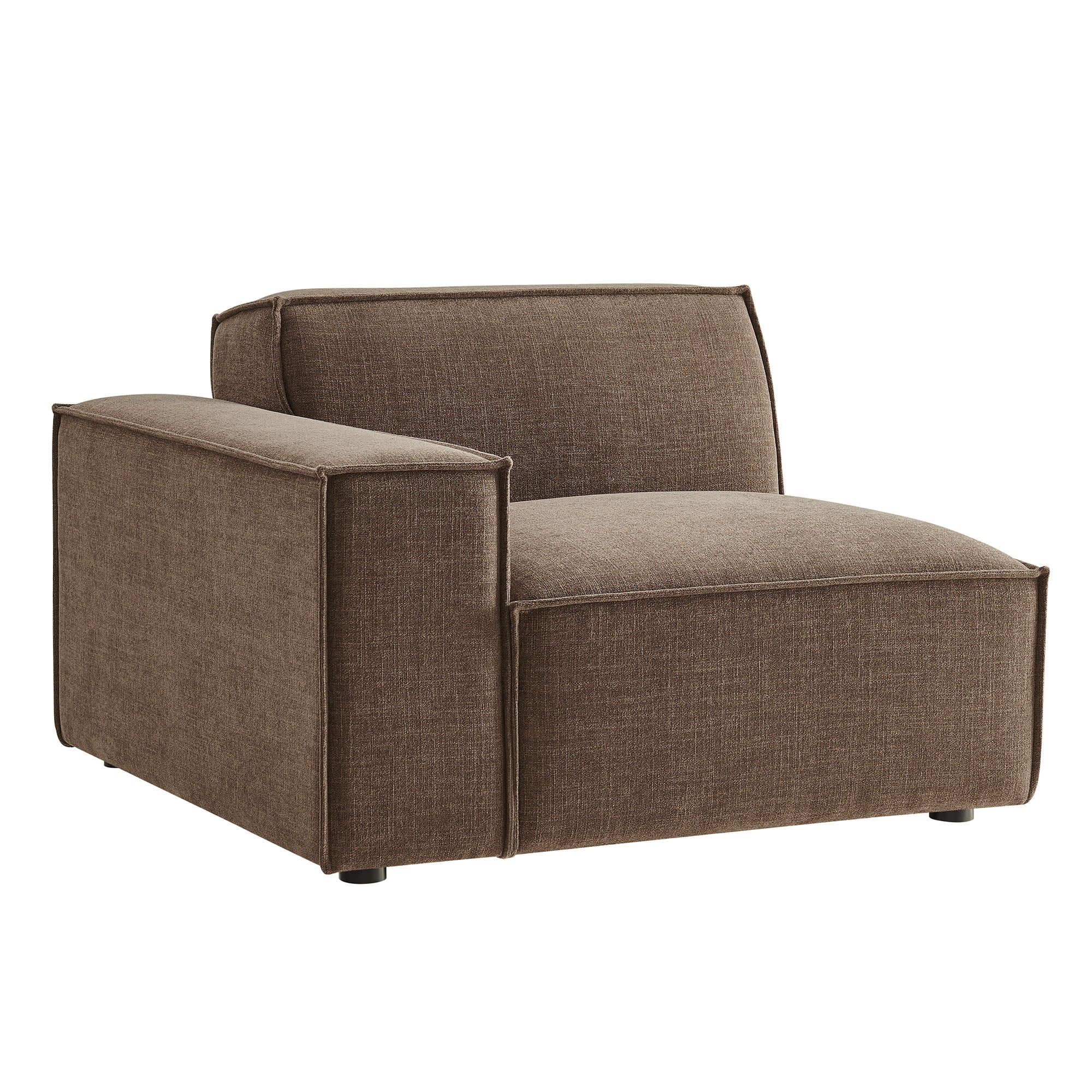 Modway EEI-7399 Restore Performance Fabric Upholstered Left-Facing Modular Lounge Chair