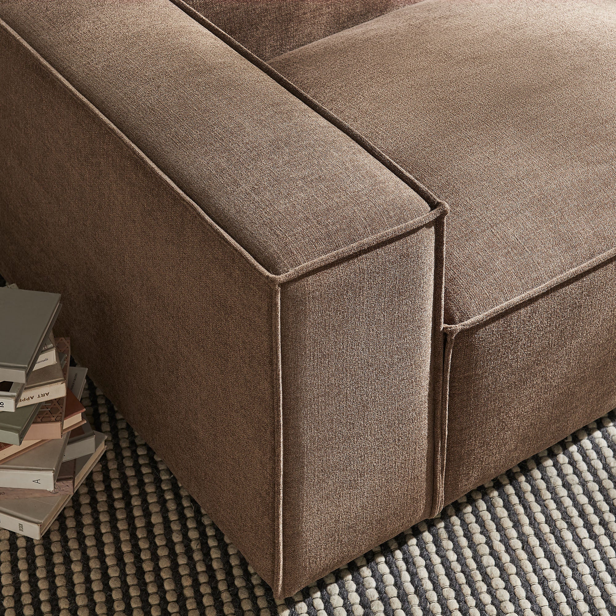 Modway EEI-7399 Restore Performance Fabric Upholstered Left-Facing Modular Lounge Chair