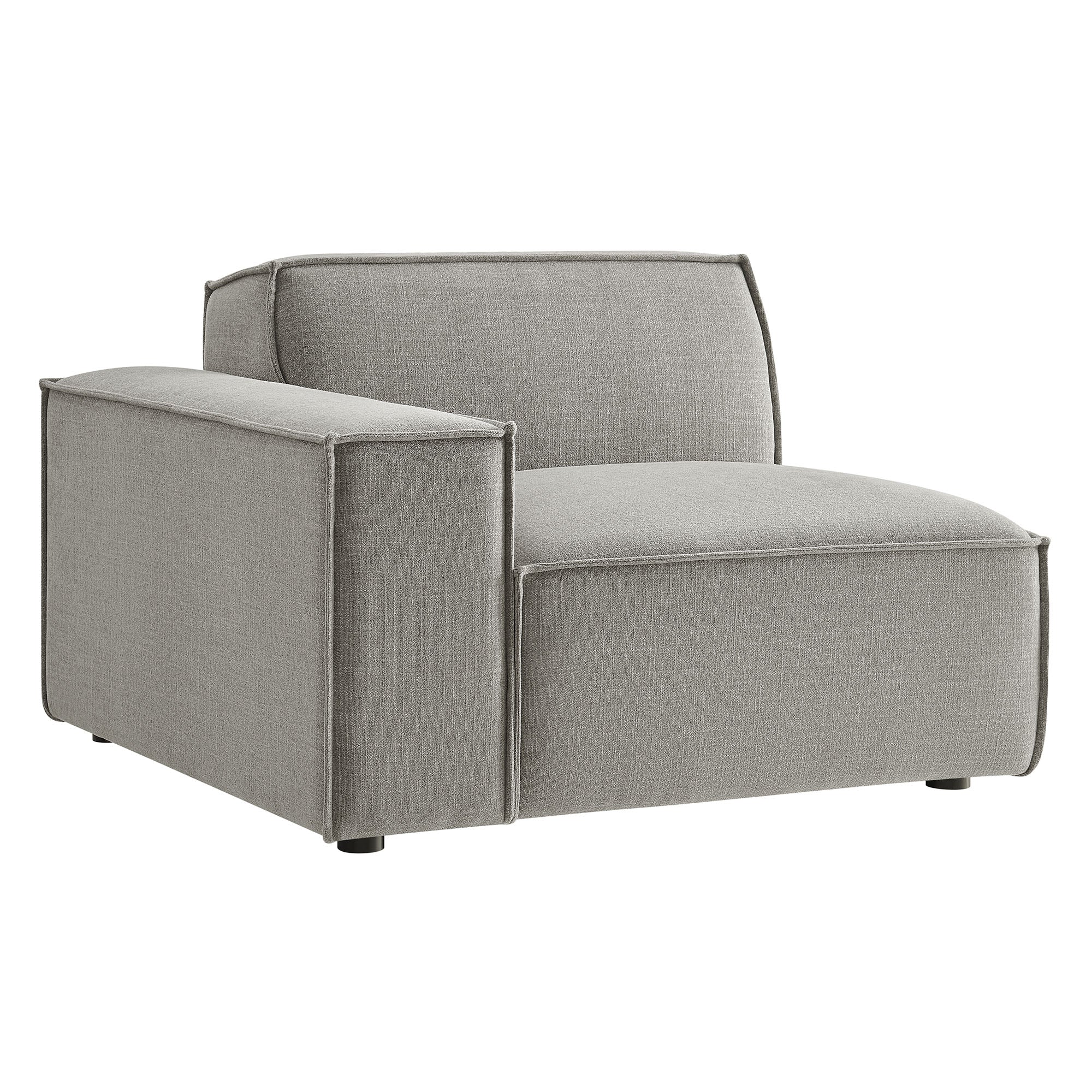 Modway EEI-7399 Restore Performance Fabric Upholstered Left-Facing Modular Lounge Chair