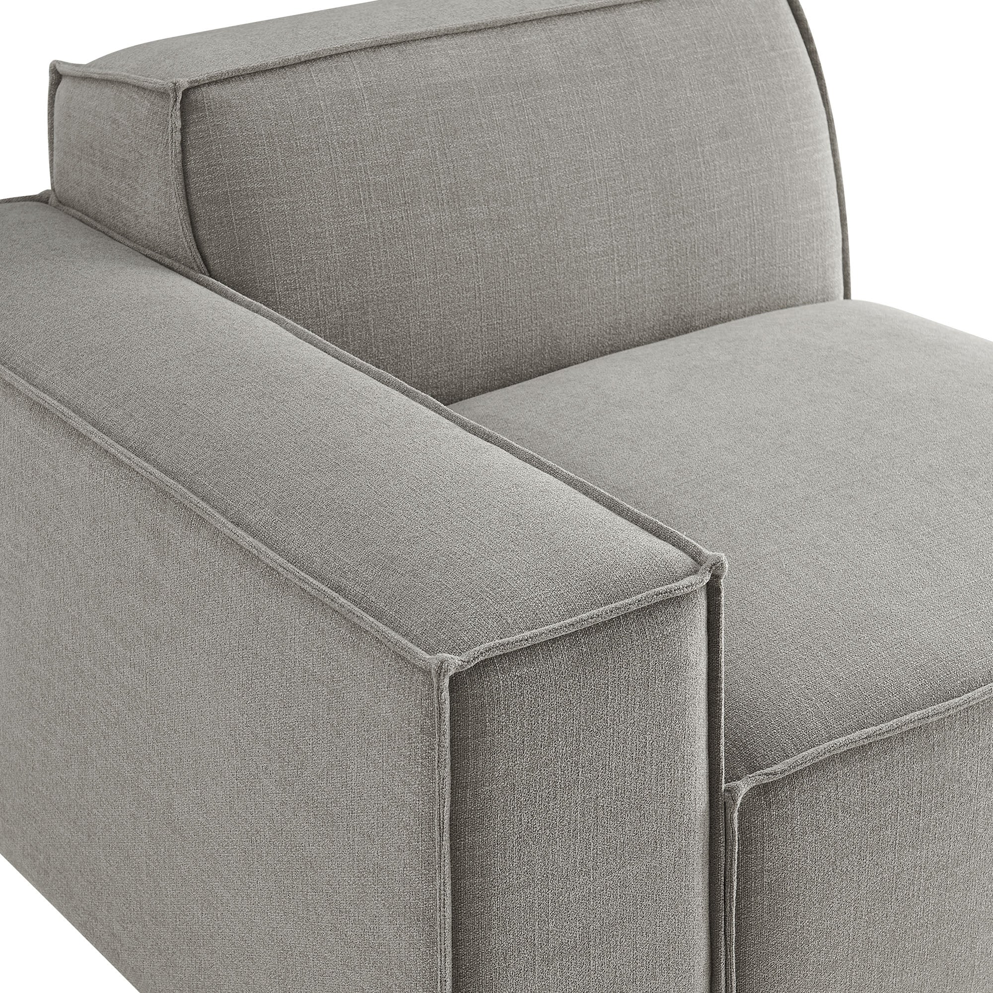 Modway EEI-7399 Restore Performance Fabric Upholstered Left-Facing Modular Lounge Chair