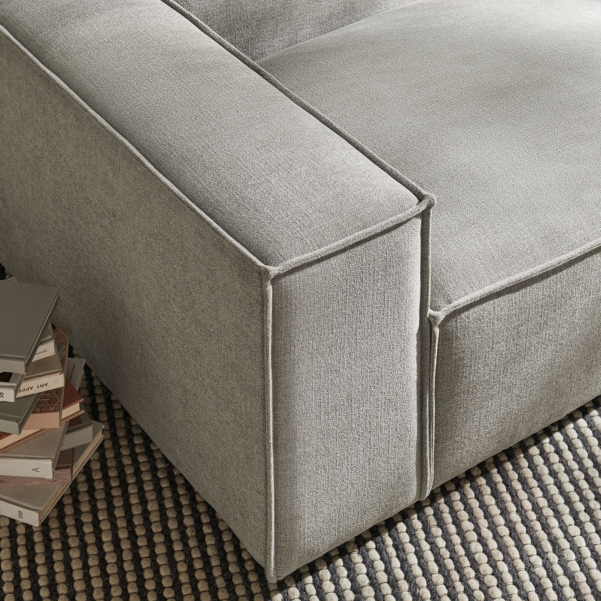 Modway EEI-7399 Restore Performance Fabric Upholstered Left-Facing Modular Lounge Chair