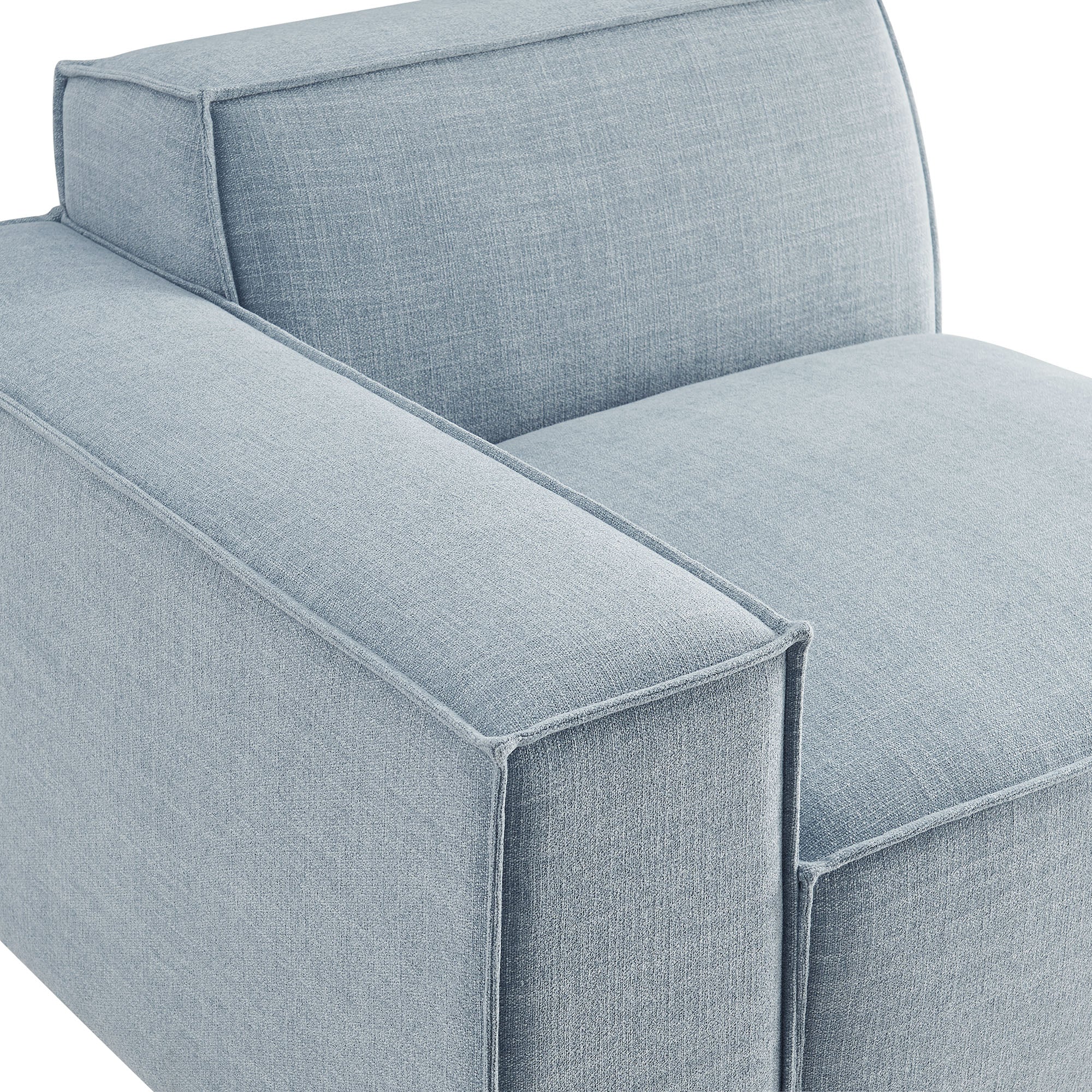 Modway EEI-7399 Restore Performance Fabric Upholstered Left-Facing Modular Lounge Chair