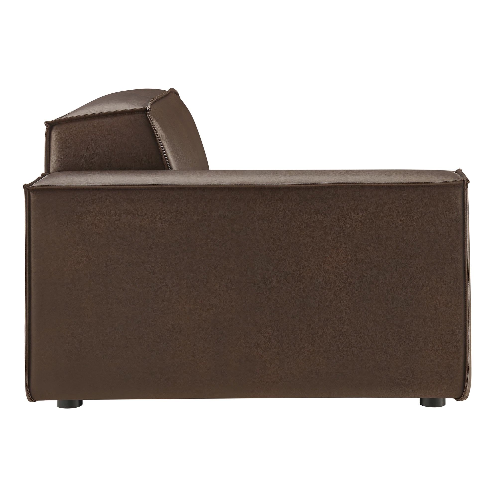 Modway EEI-7400 Restore Vegan Leather Left-Facing Modular Lounge Chair