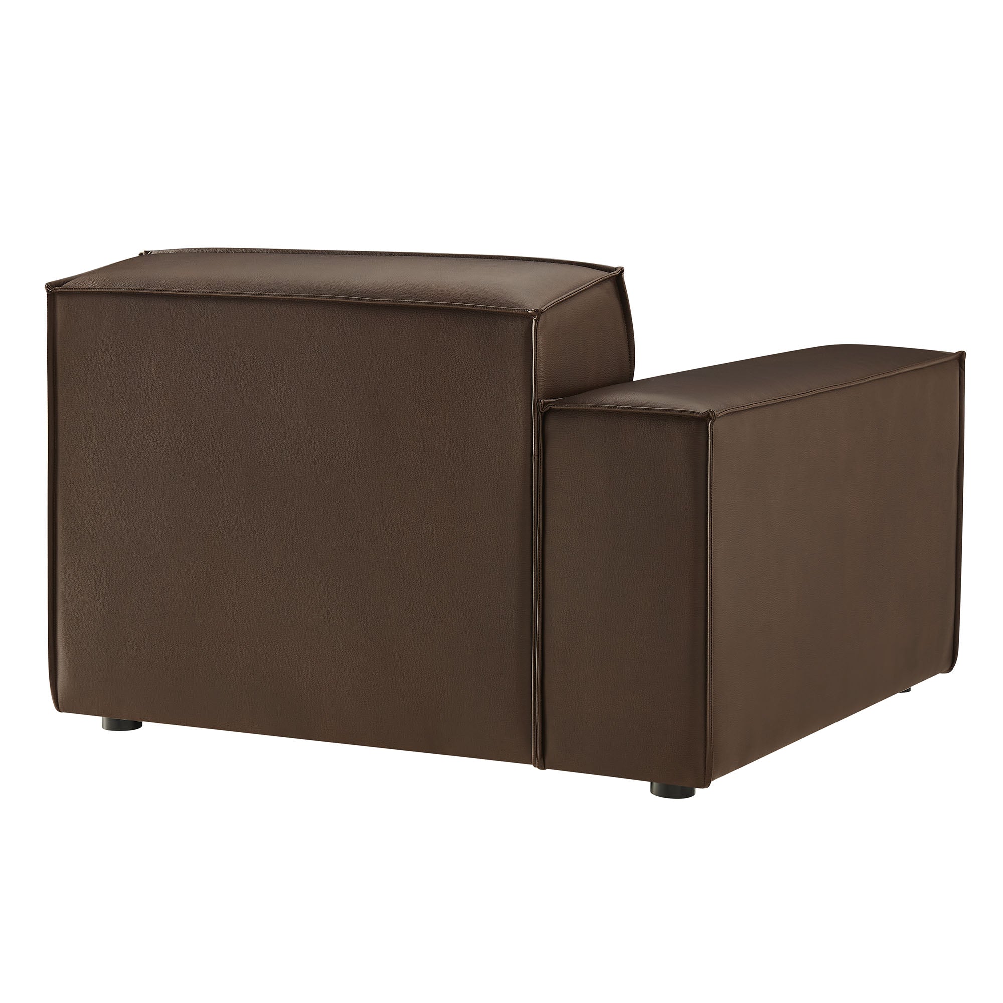 Modway EEI-7400 Restore Vegan Leather Left-Facing Modular Lounge Chair