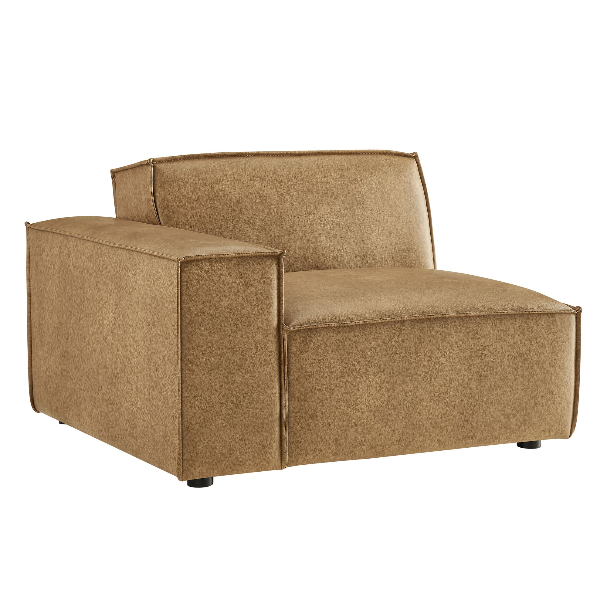 Modway EEI-7400 Restore Vegan Leather Left-Facing Modular Lounge Chair