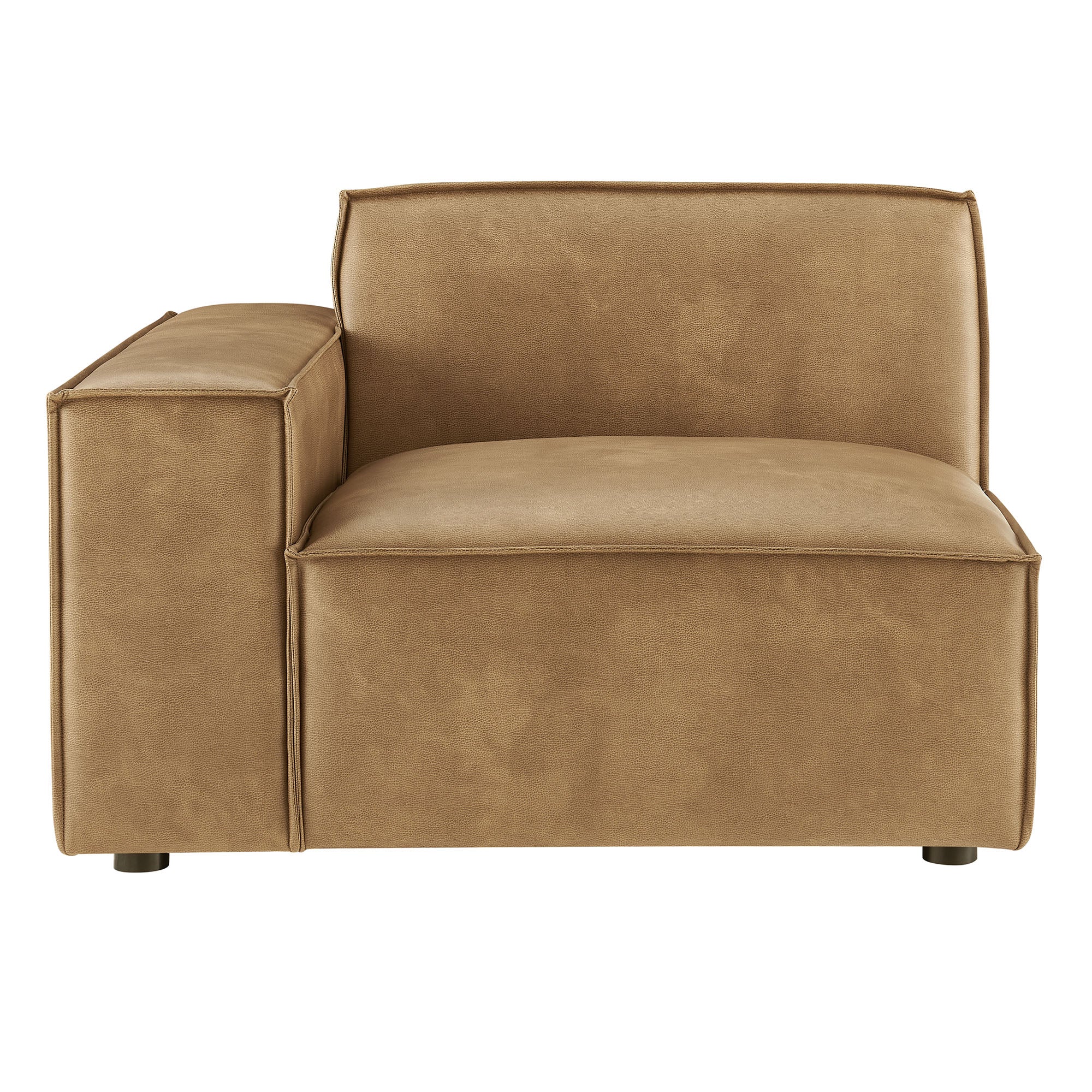 Modway EEI-7400 Restore Vegan Leather Left-Facing Modular Lounge Chair