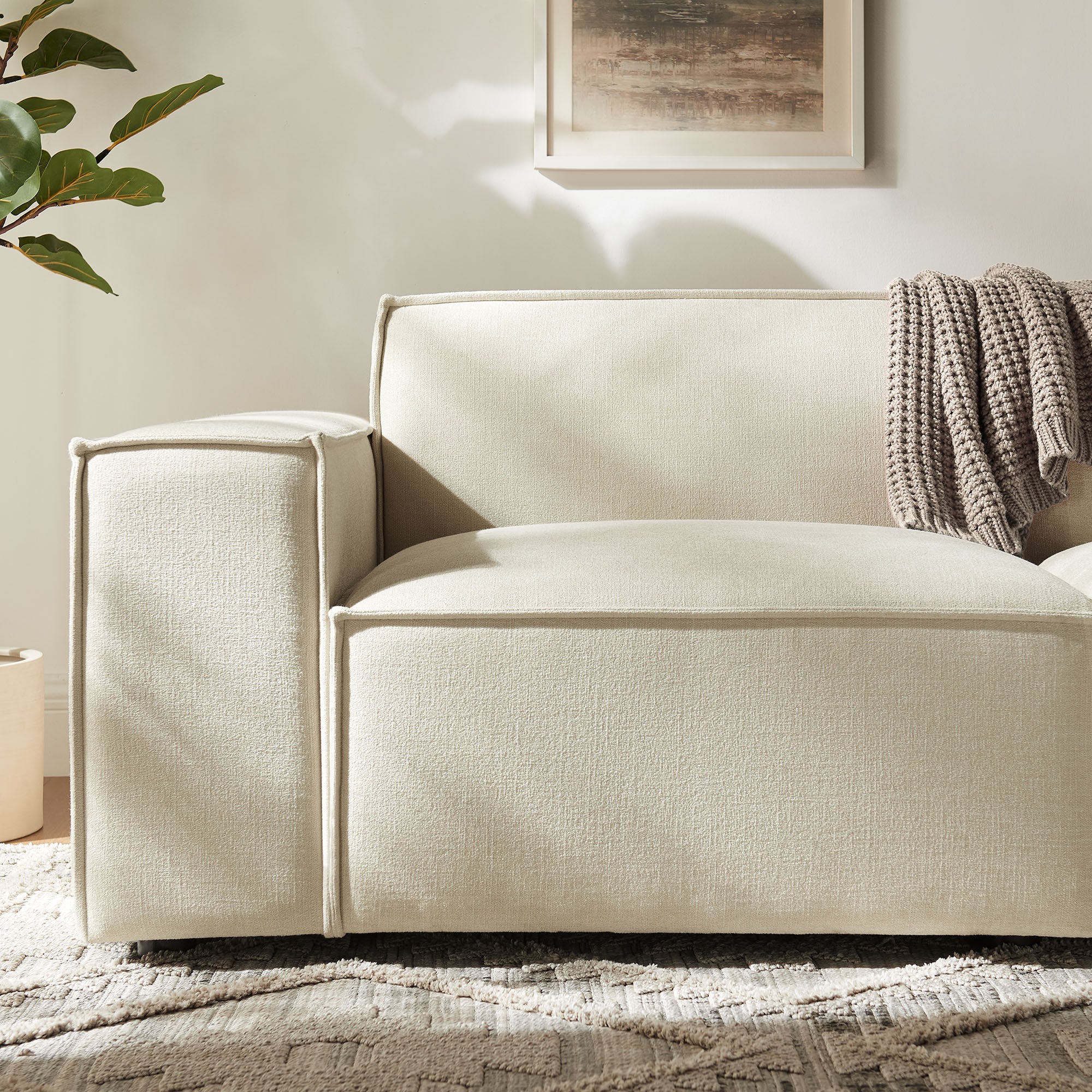 Modway EEI-7403 Restore 2-Piece Performance Fabric Upholstered Modular Loveseat
