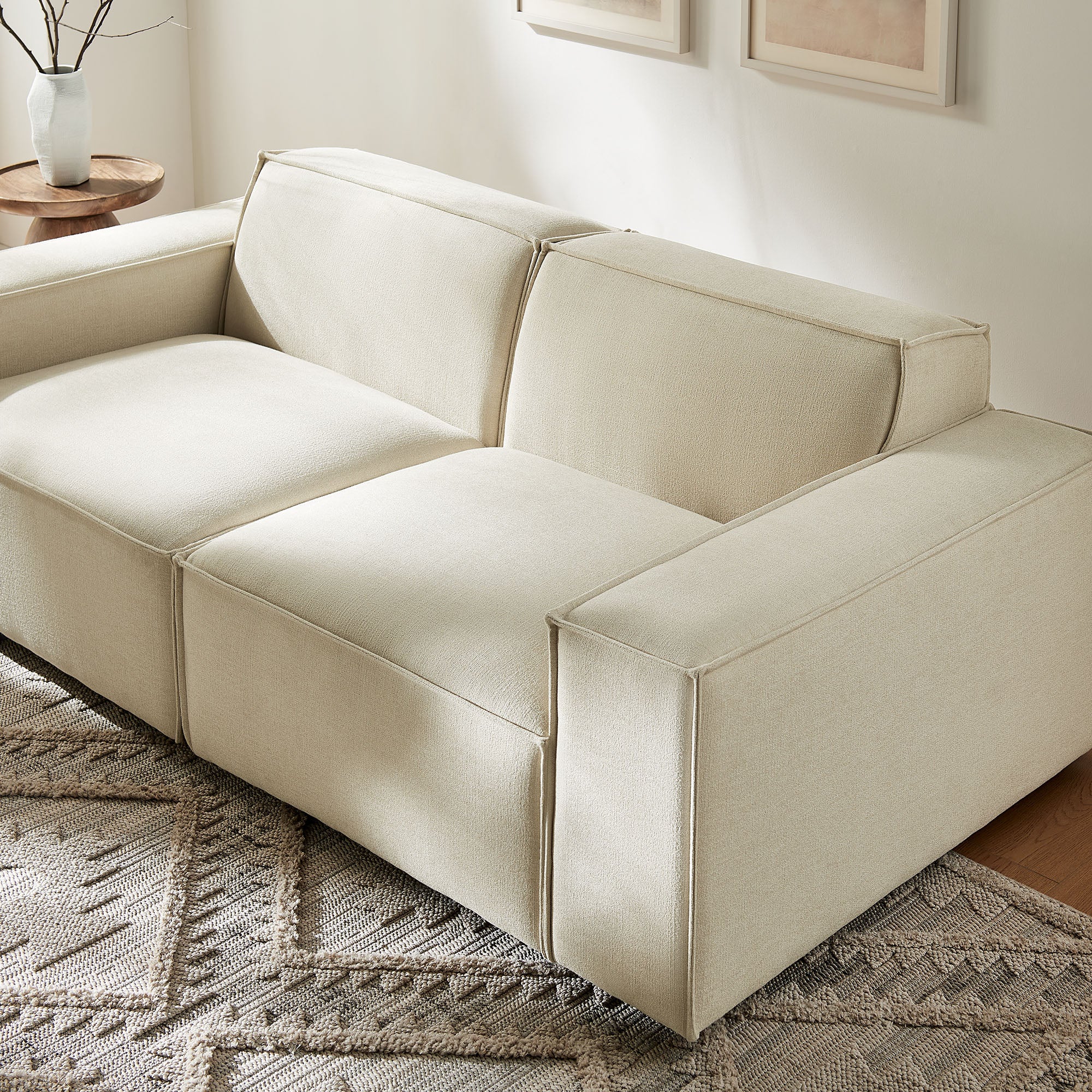 Modway EEI-7403 Restore 2-Piece Performance Fabric Upholstered Modular Loveseat