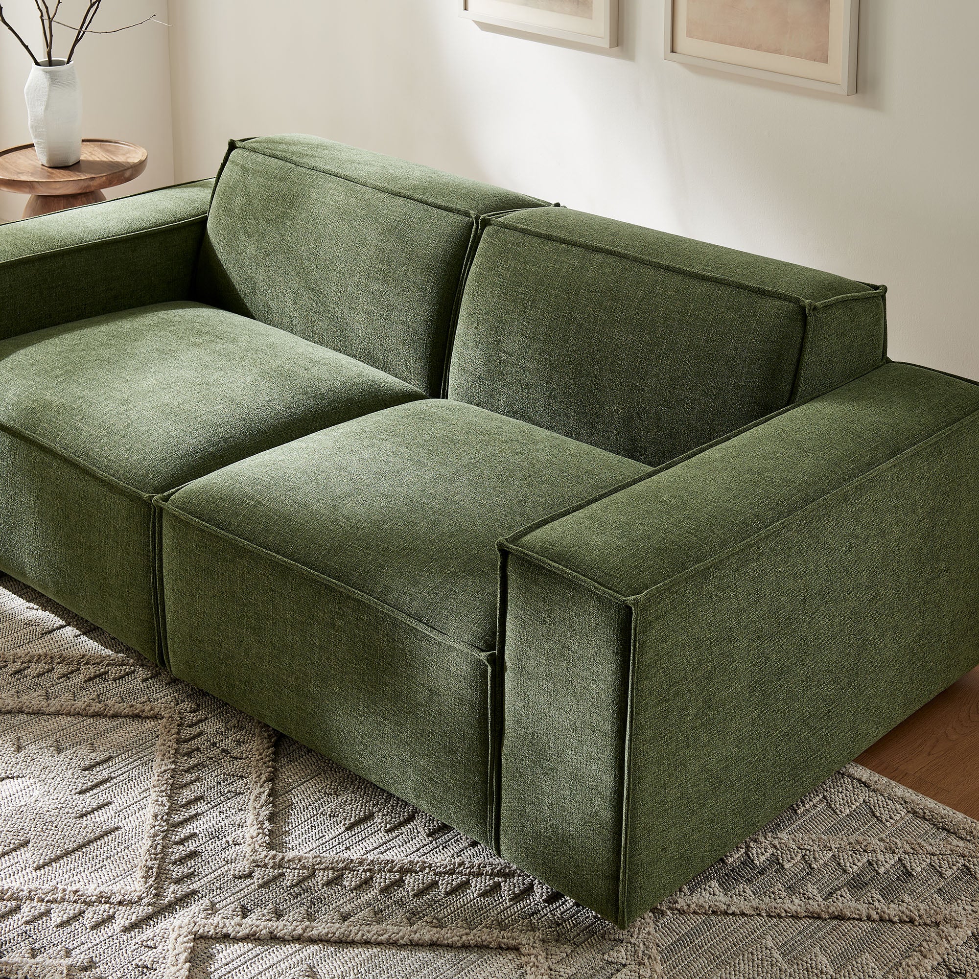 Modway EEI-7403 Restore 2-Piece Performance Fabric Upholstered Modular Loveseat