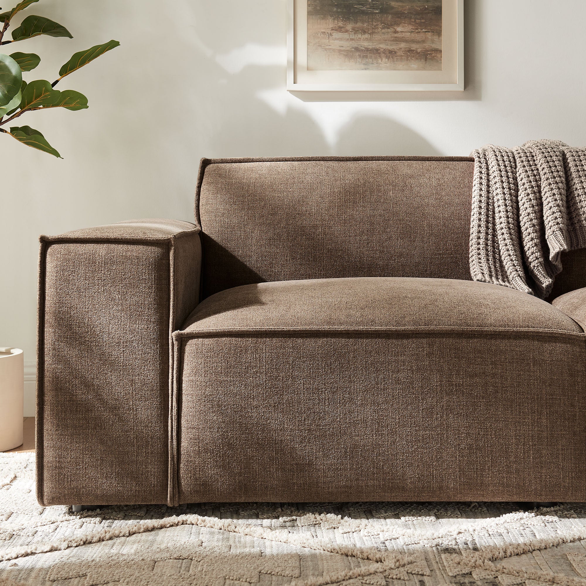 Modway EEI-7403 Restore 2-Piece Performance Fabric Upholstered Modular Loveseat