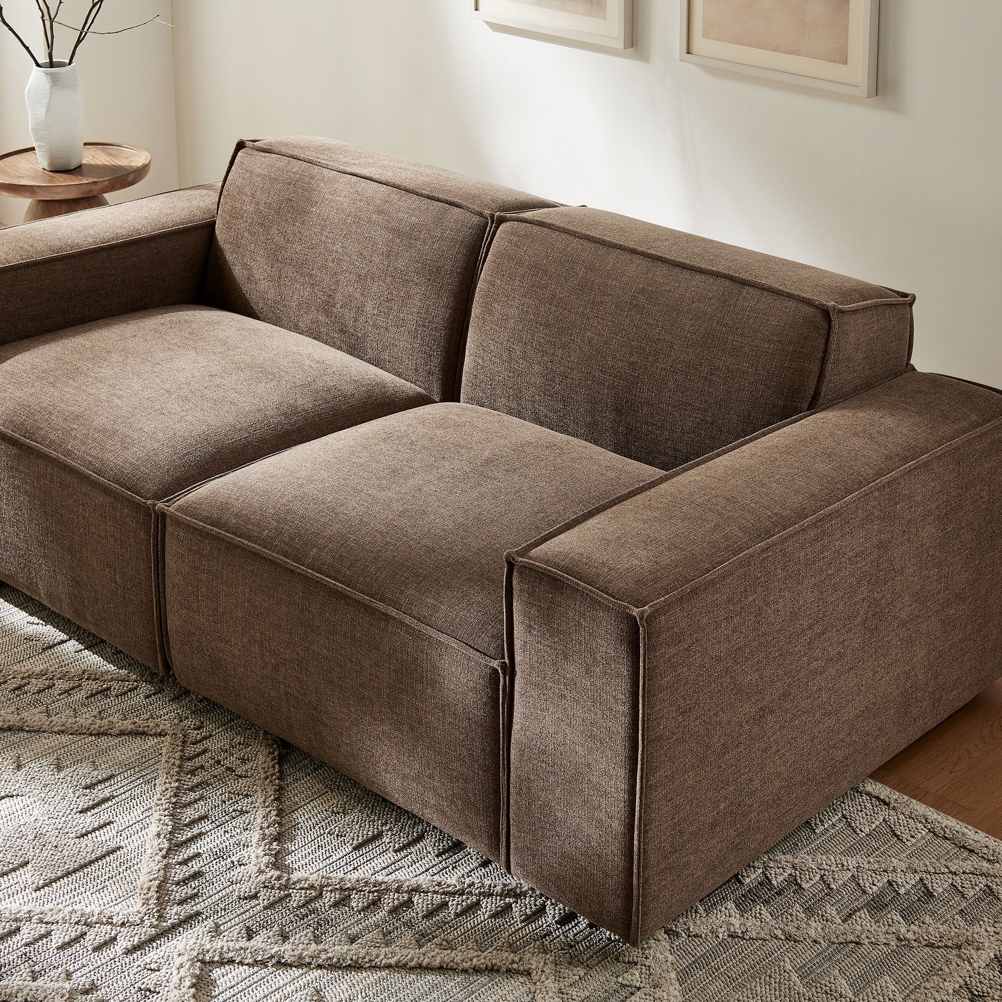 Modway EEI-7403 Restore 2-Piece Performance Fabric Upholstered Modular Loveseat