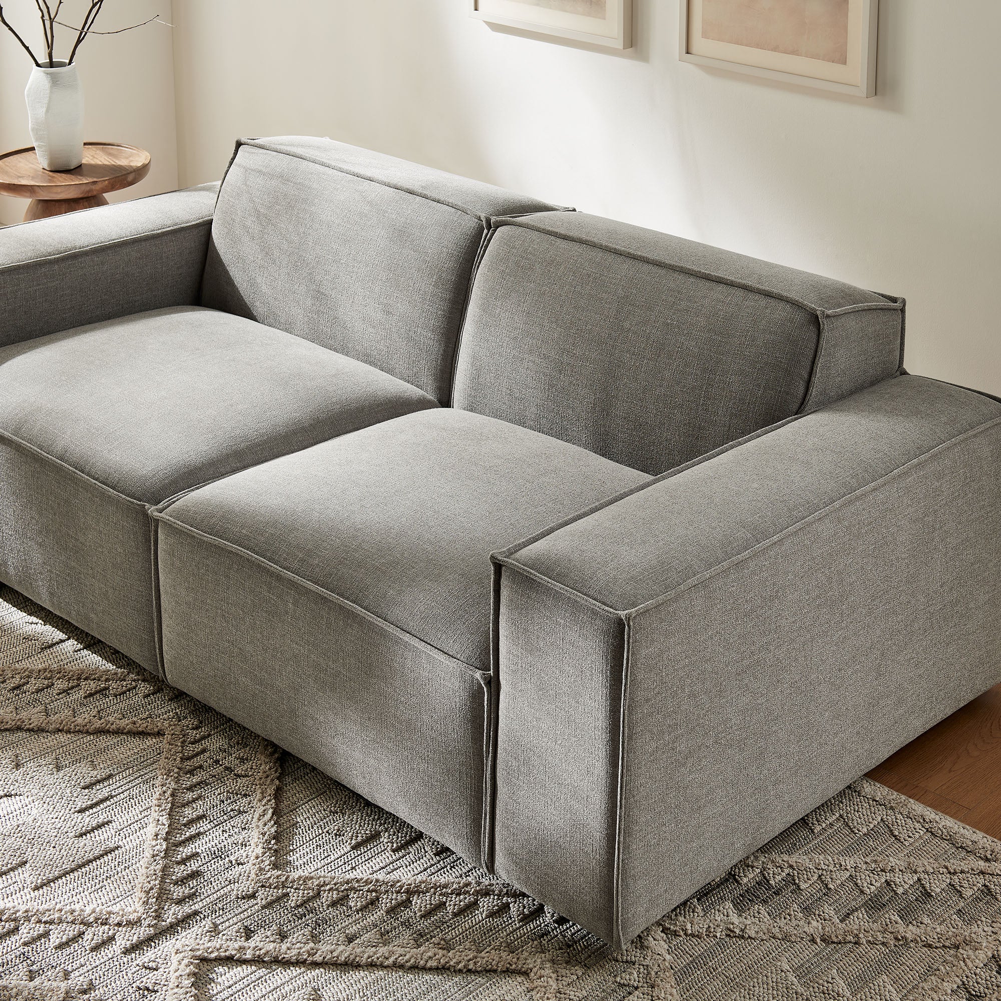 Modway EEI-7403 Restore 2-Piece Performance Fabric Upholstered Modular Loveseat
