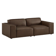 Modway EEI-7404 Restore 2-Piece Vegan Leather Modular Loveseat