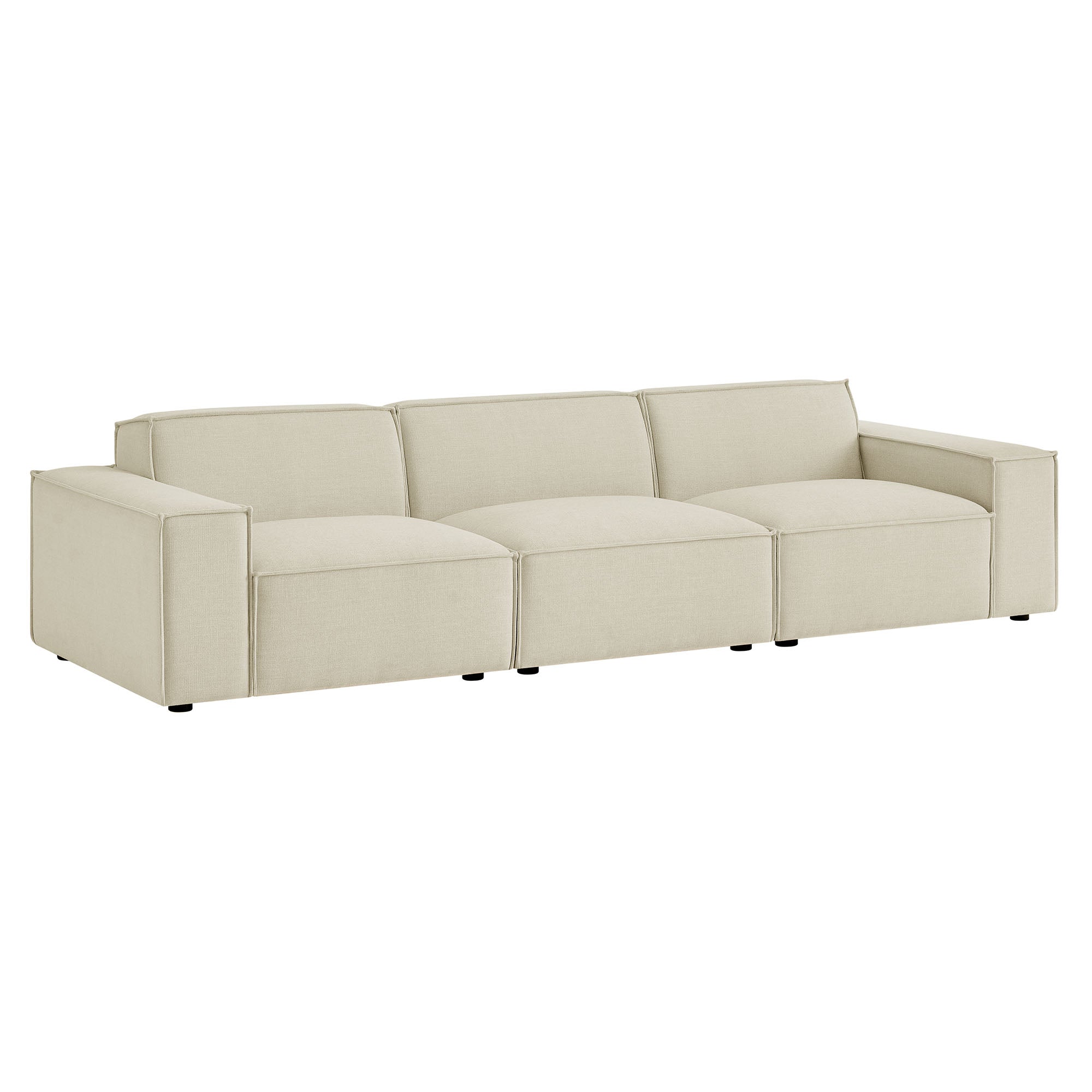 Modway EEI-7407 Restore 3-Piece Performance Fabric Upholstered Modular Sofa Set