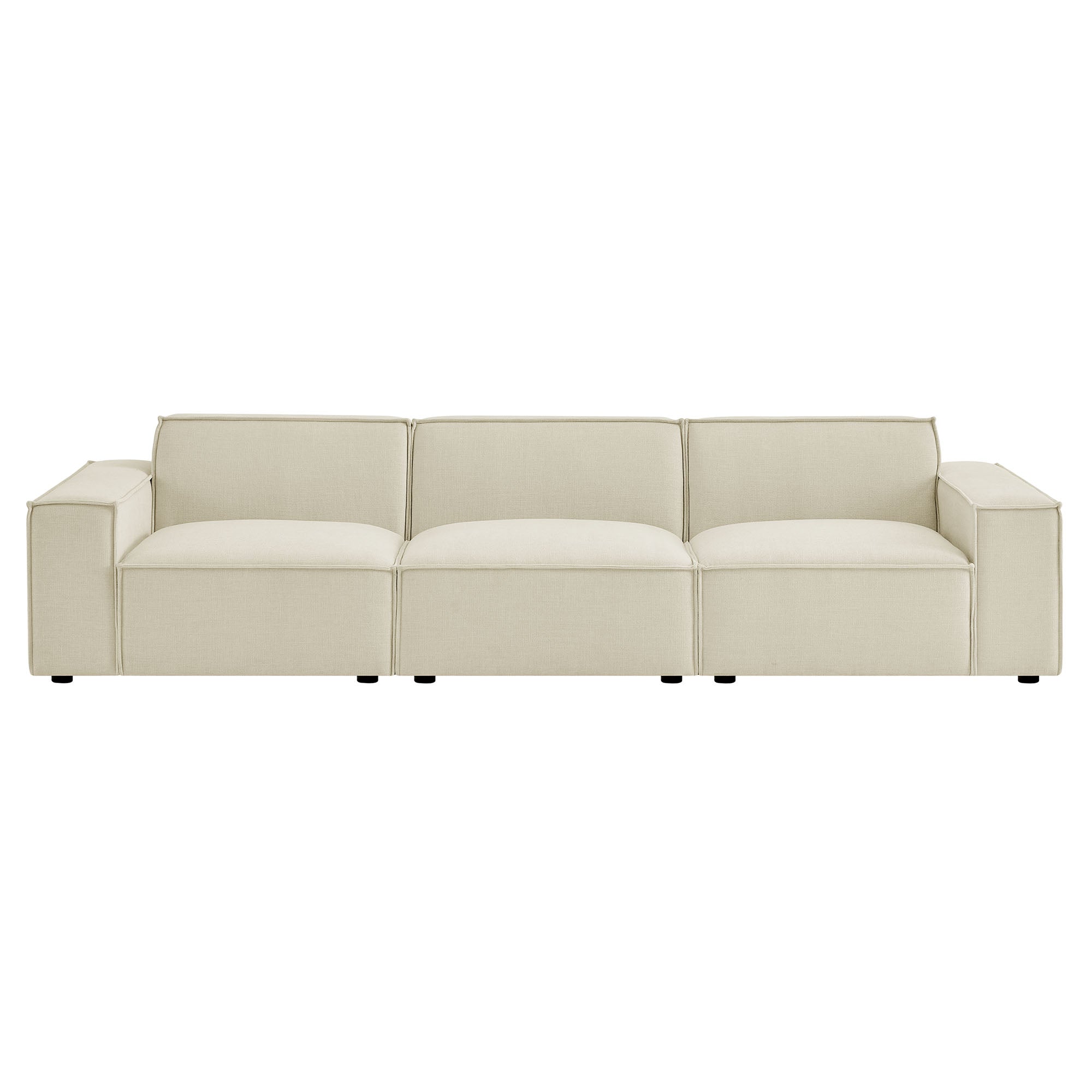 Modway EEI-7407 Restore 3-Piece Performance Fabric Upholstered Modular Sofa Set