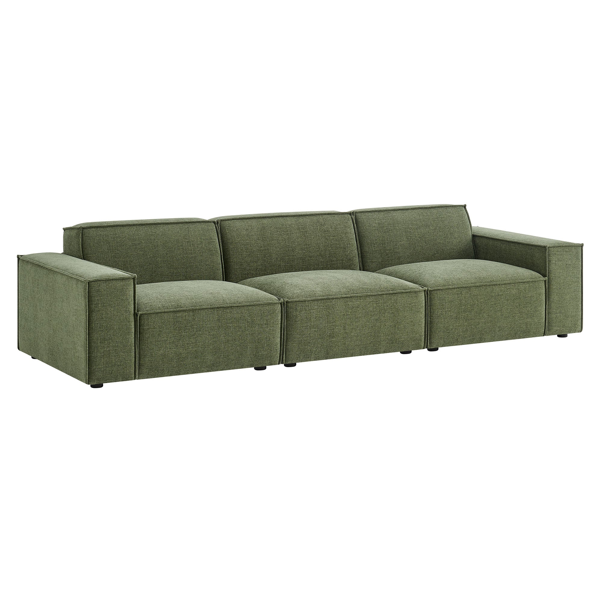 Modway EEI-7407 Restore 3-Piece Performance Fabric Upholstered Modular Sofa Set