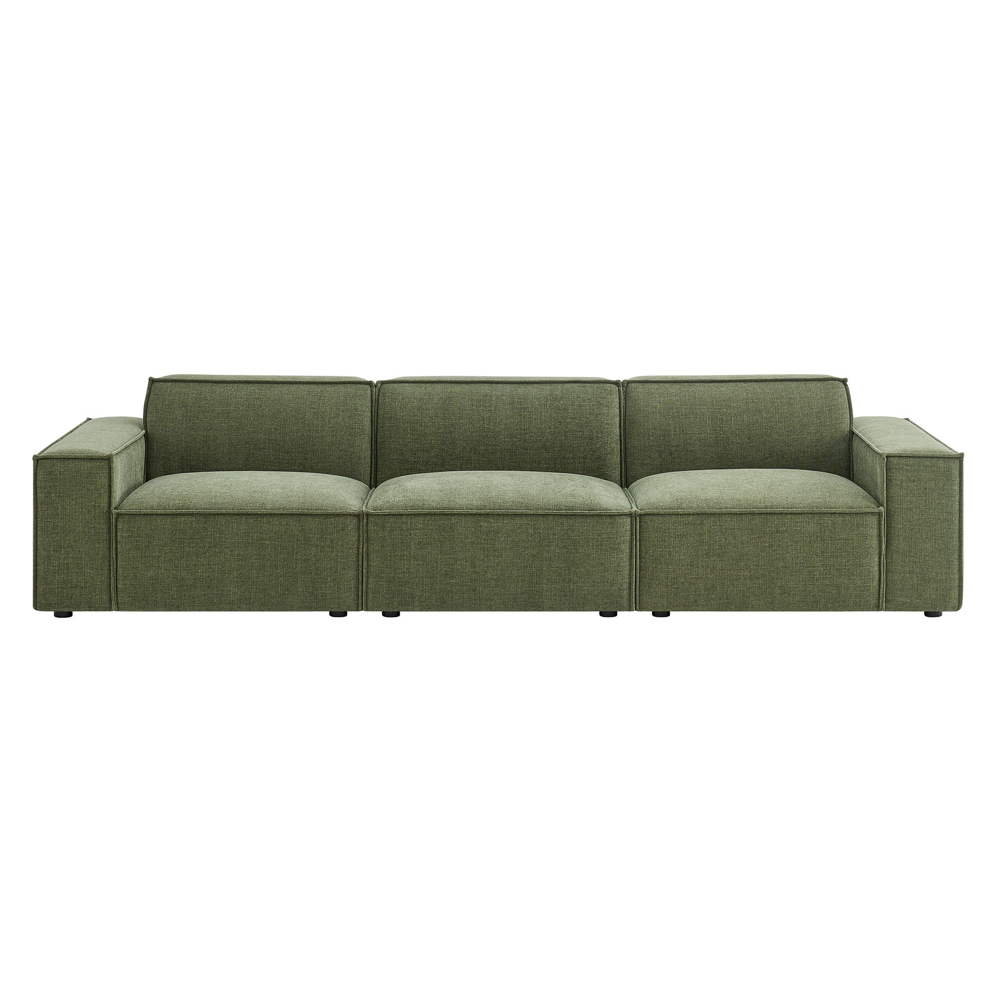 Modway EEI-7407 Restore 3-Piece Performance Fabric Upholstered Modular Sofa Set