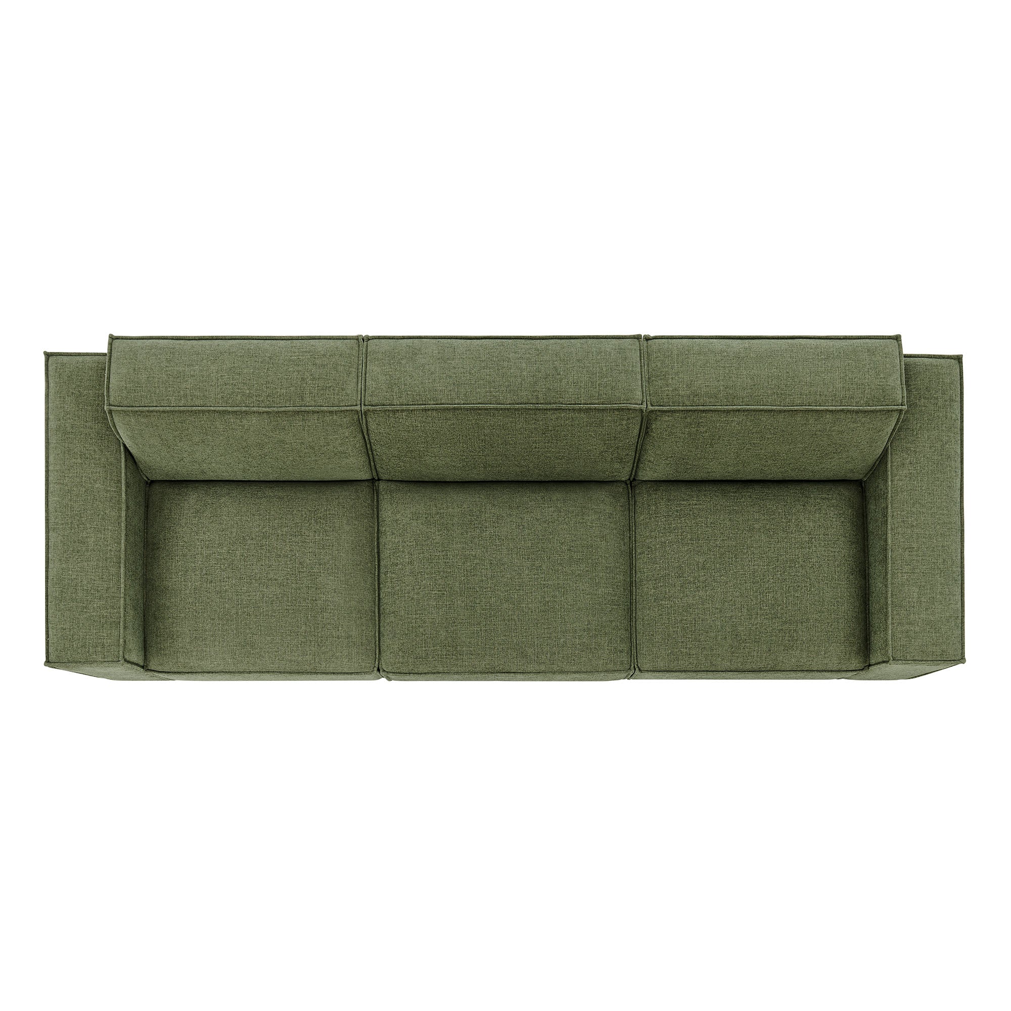 Modway EEI-7407 Restore 3-Piece Performance Fabric Upholstered Modular Sofa Set