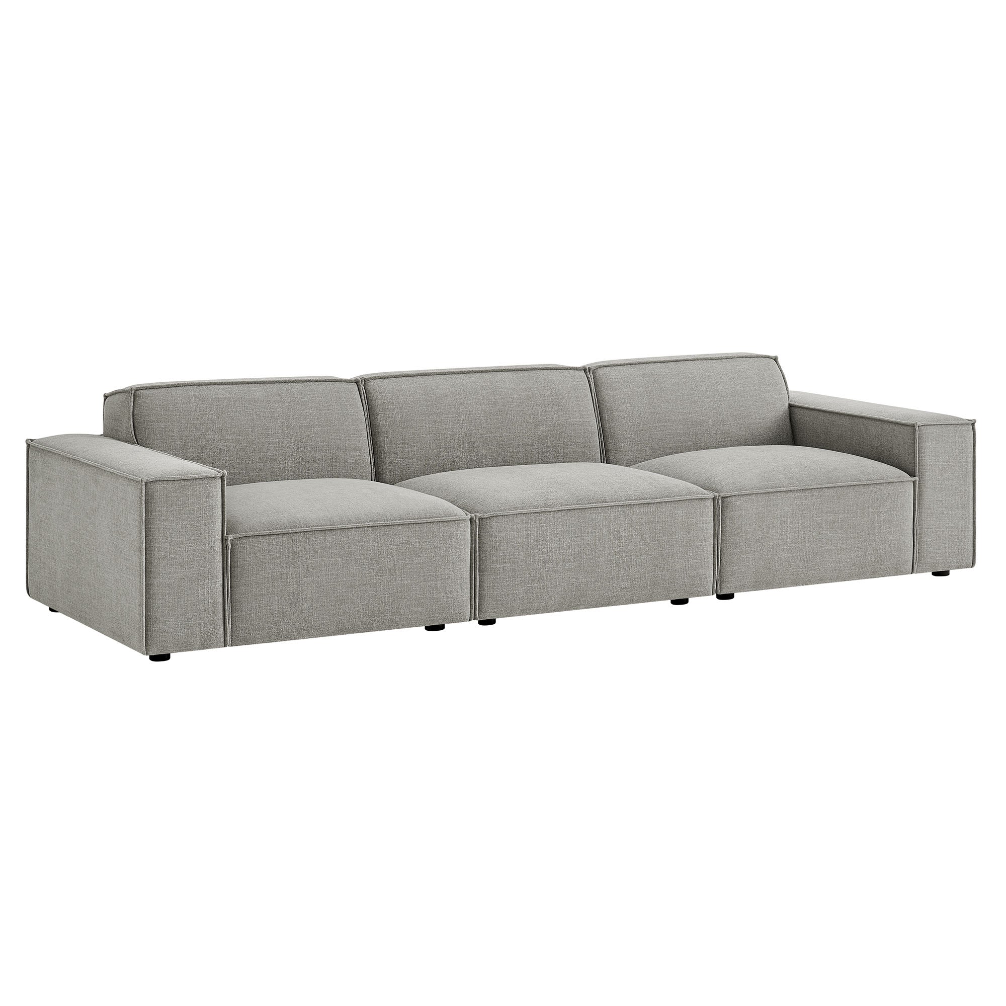 Modway EEI-7407 Restore 3-Piece Performance Fabric Upholstered Modular Sofa Set