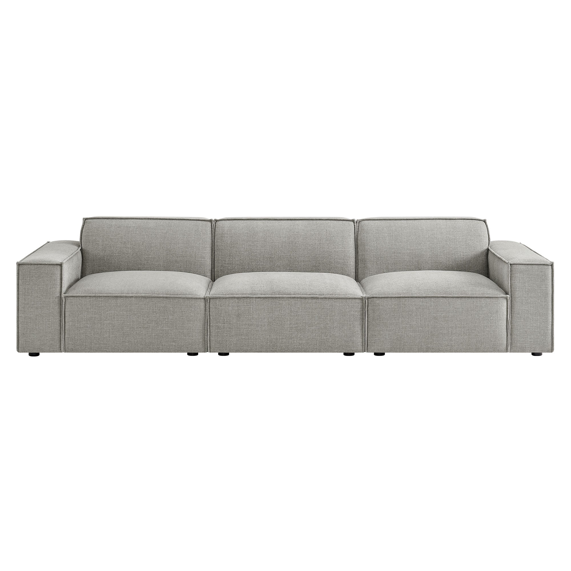 Modway EEI-7407 Restore 3-Piece Performance Fabric Upholstered Modular Sofa Set