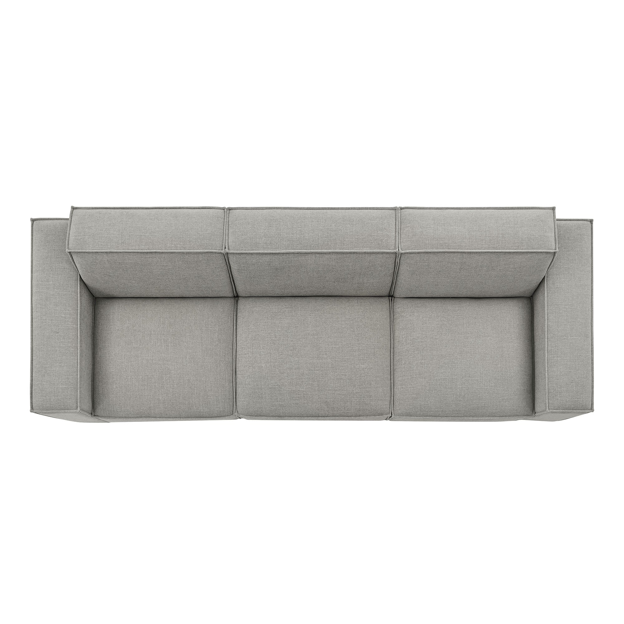 Modway EEI-7407 Restore 3-Piece Performance Fabric Upholstered Modular Sofa Set