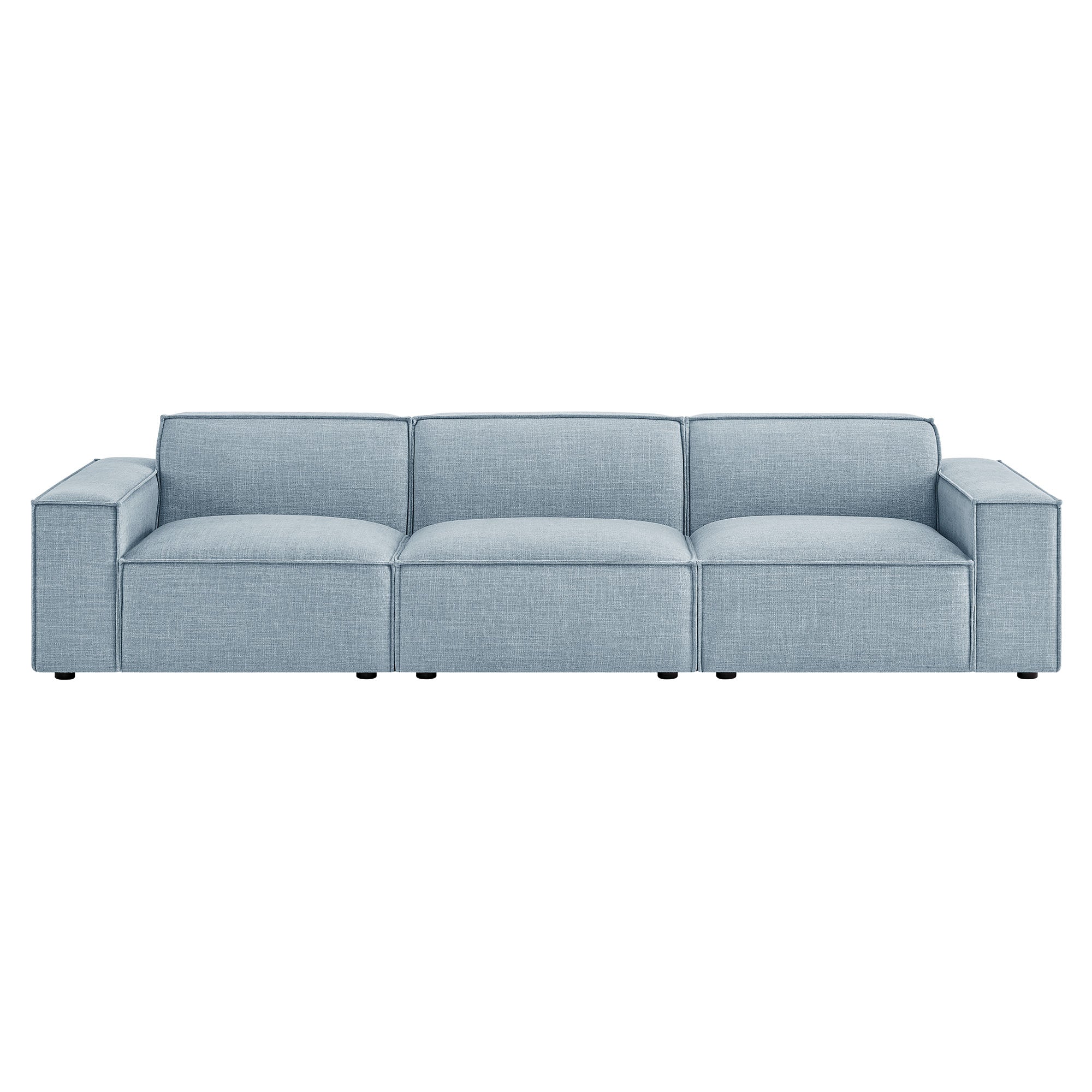 Modway EEI-7407 Restore 3-Piece Performance Fabric Upholstered Modular Sofa Set