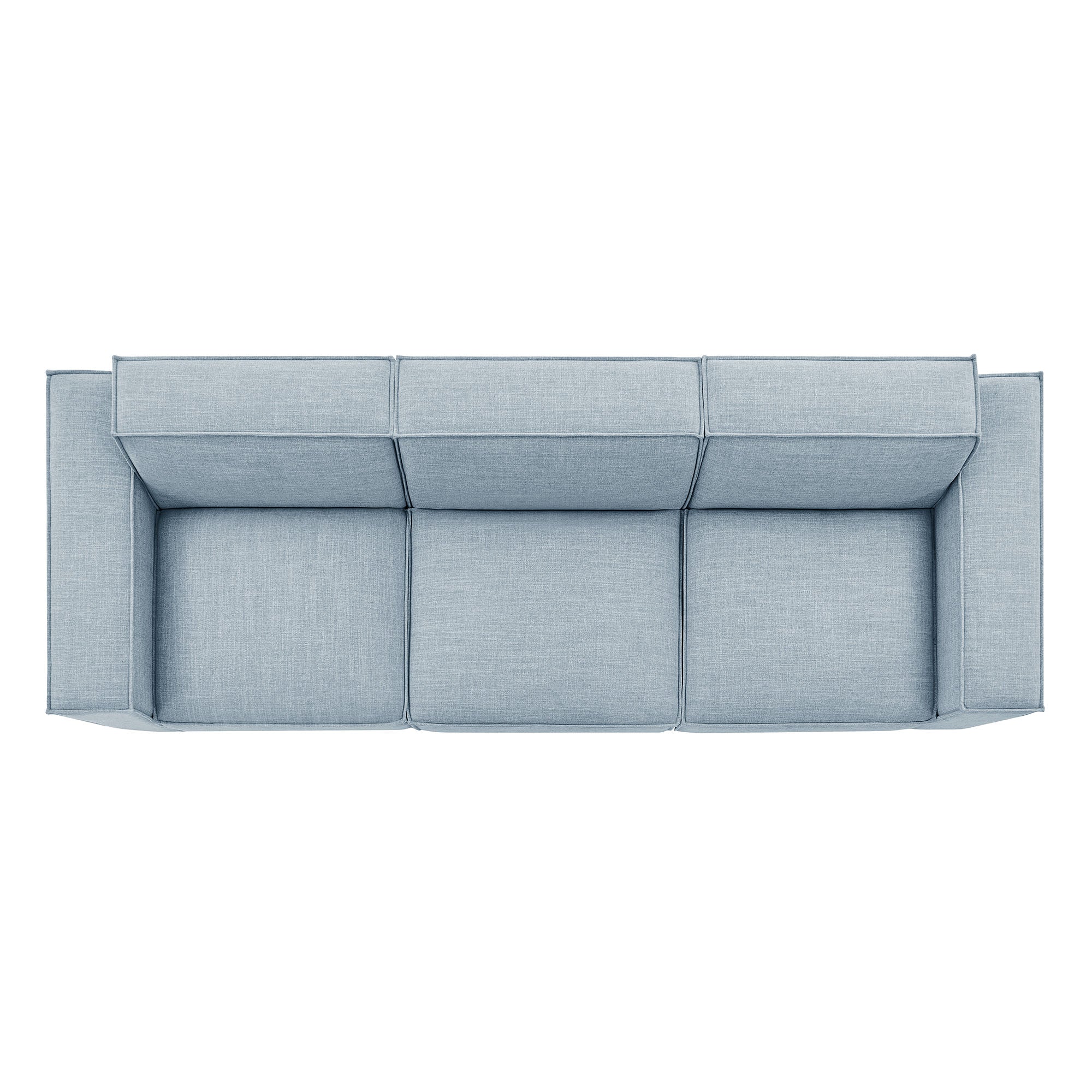 Modway EEI-7407 Restore 3-Piece Performance Fabric Upholstered Modular Sofa Set