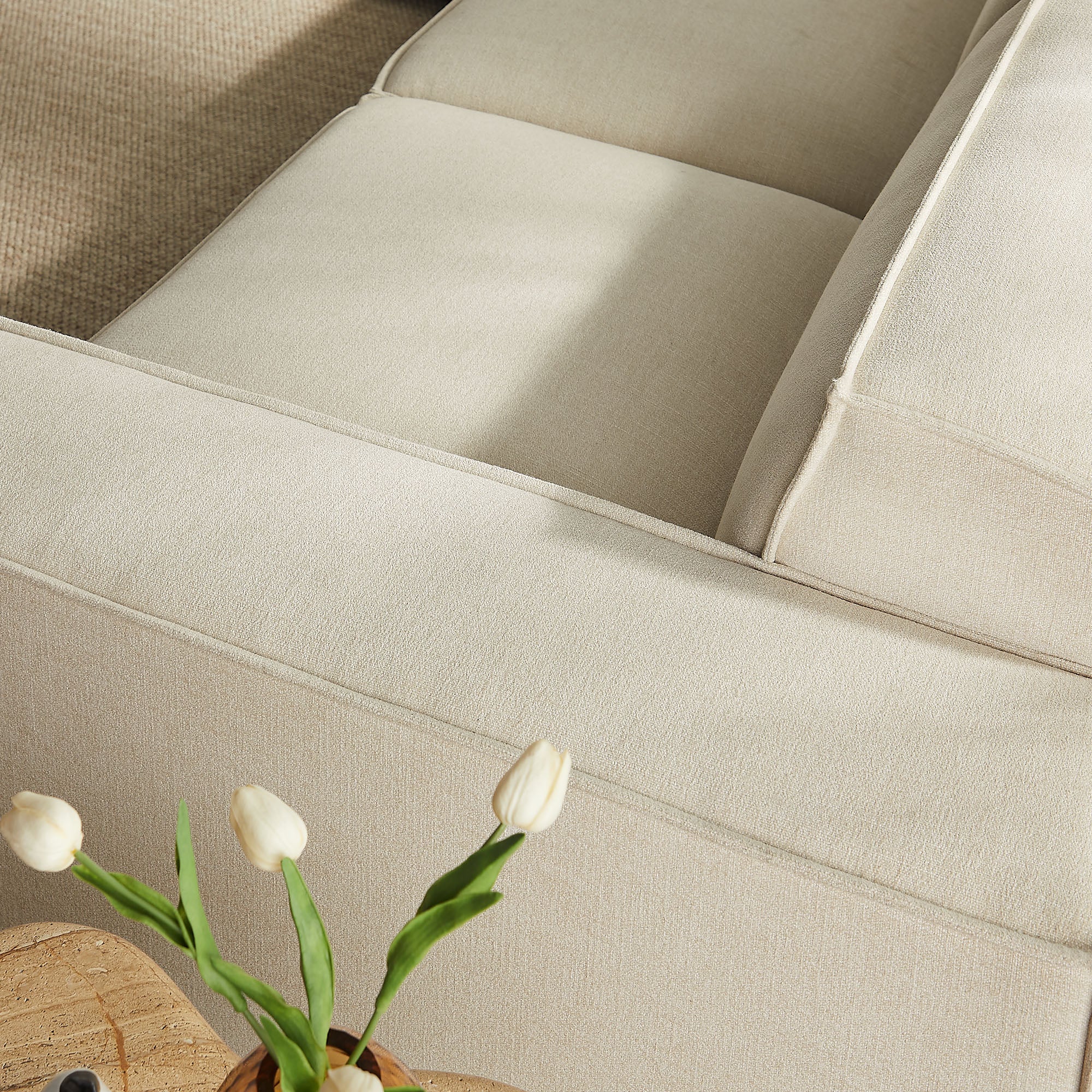 Modway EEI-7411 Restore 5-Piece Performance Fabric Upholstered Modular L-Shaped Sofa