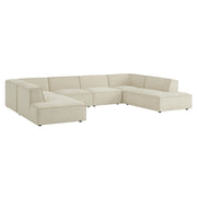 Modway EEI-7415 Restore 6-Piece Performance Fabric Upholstered U-Shaped Sectional Sofa