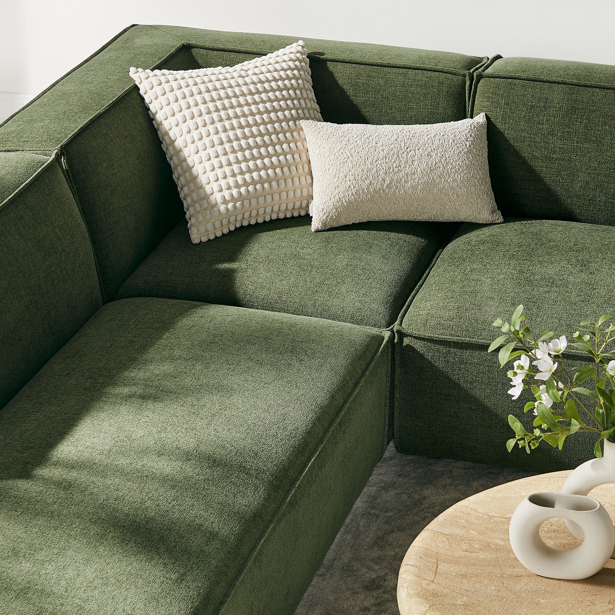 Modway EEI-7415 Restore 6-Piece Performance Fabric Upholstered U-Shaped Sectional Sofa