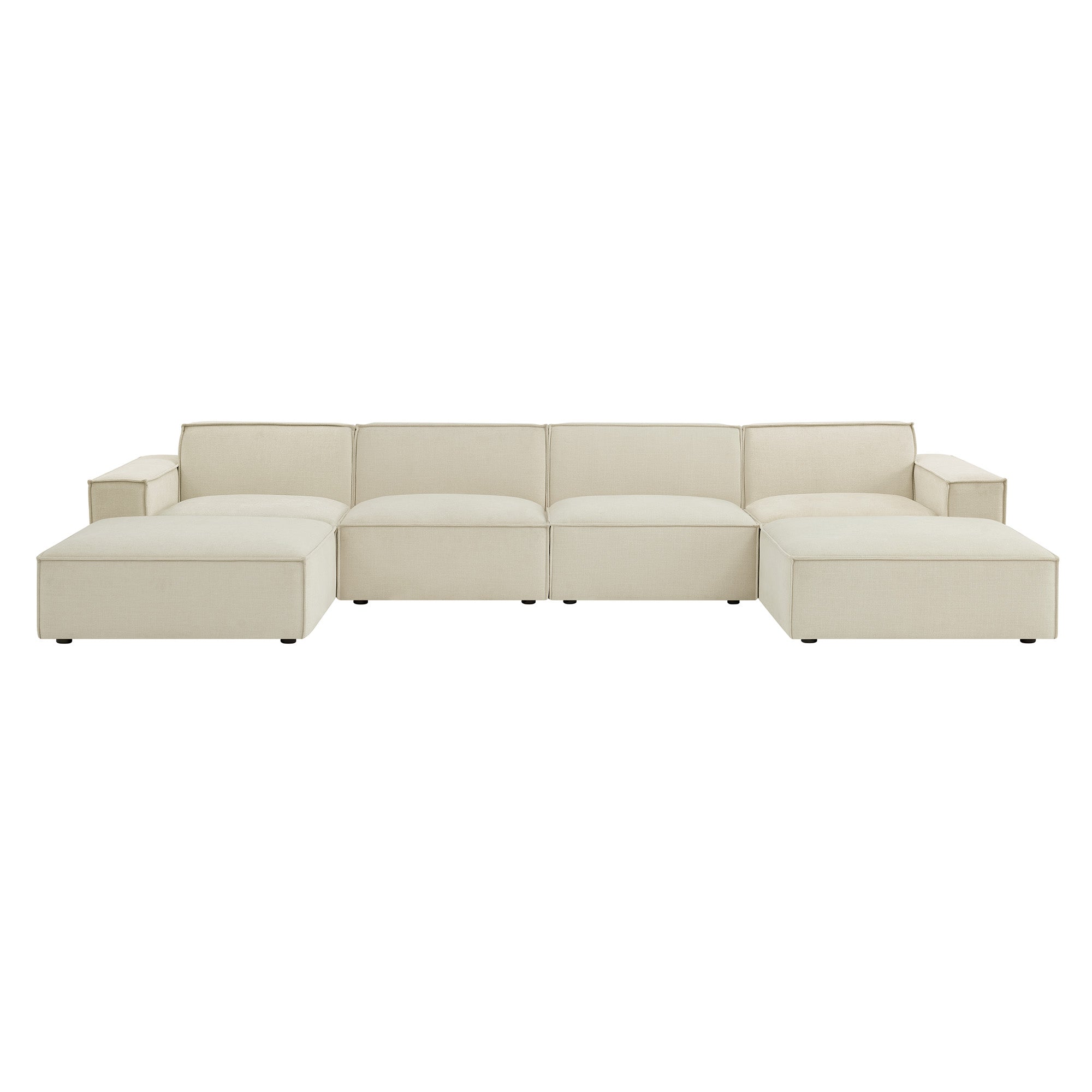 Modway EEI-7417 Restore 6-Piece Performance Fabric Upholstered Modular Sectional Sofa