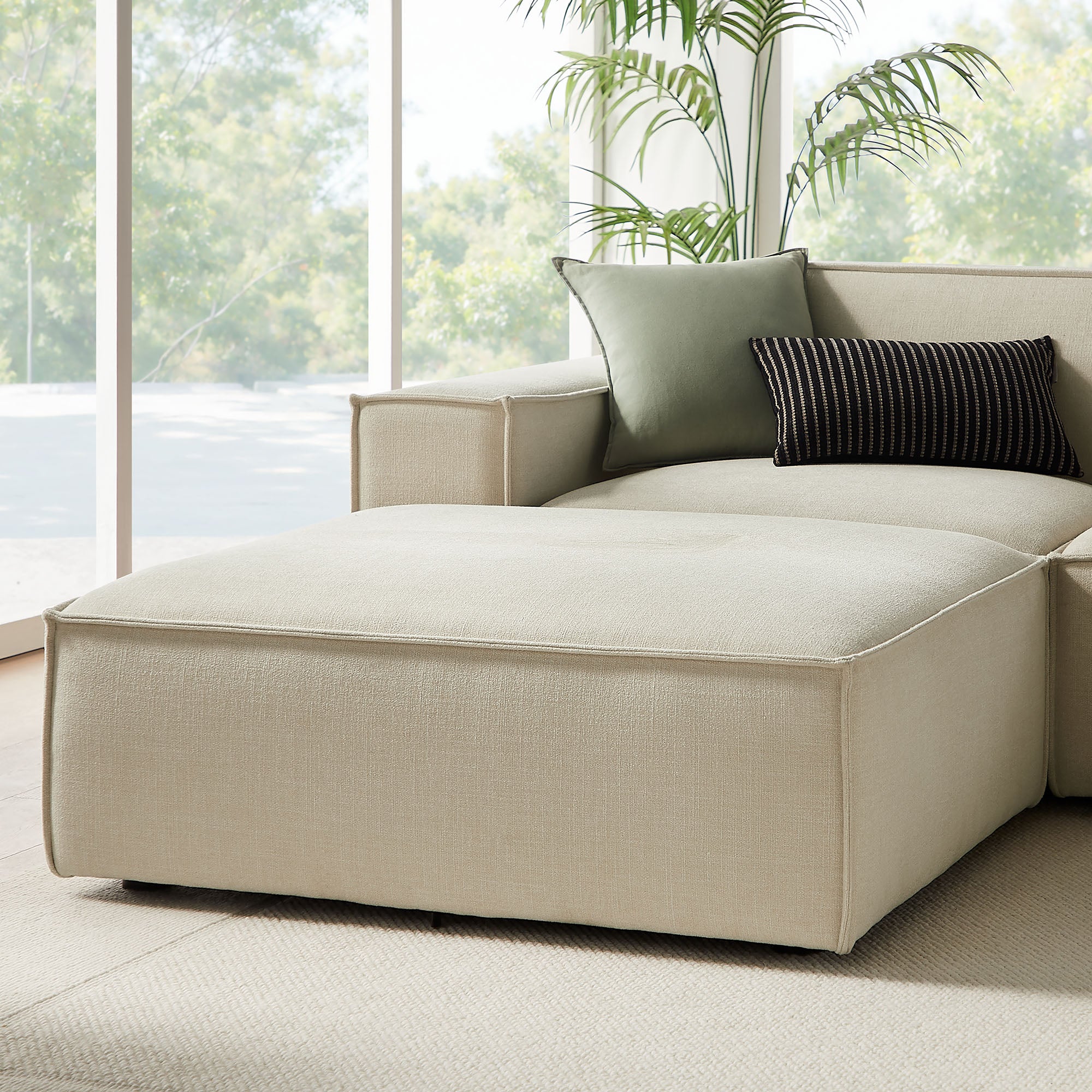 Modway EEI-7417 Restore 6-Piece Performance Fabric Upholstered Modular Sectional Sofa