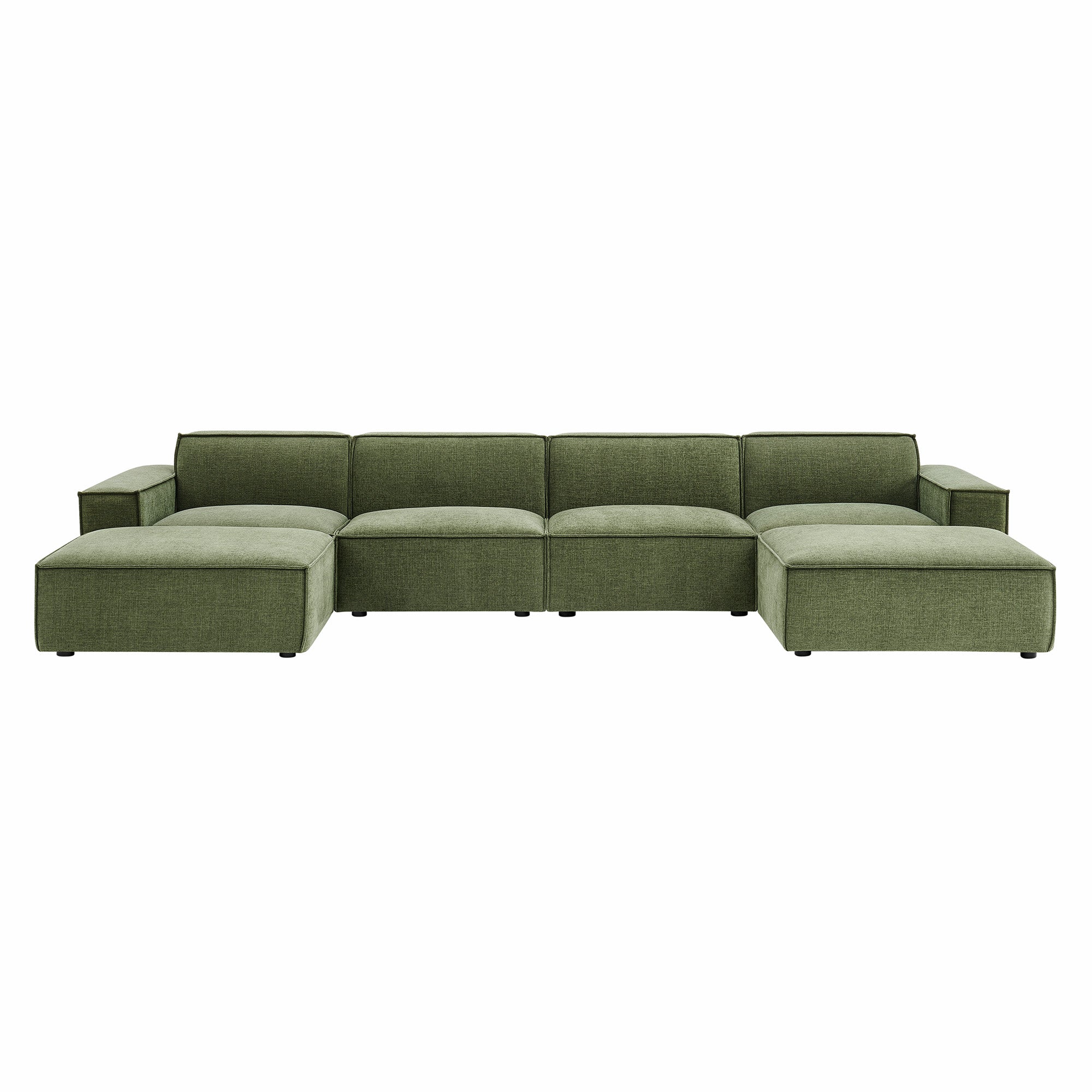 Modway EEI-7417 Restore 6-Piece Performance Fabric Upholstered Modular Sectional Sofa