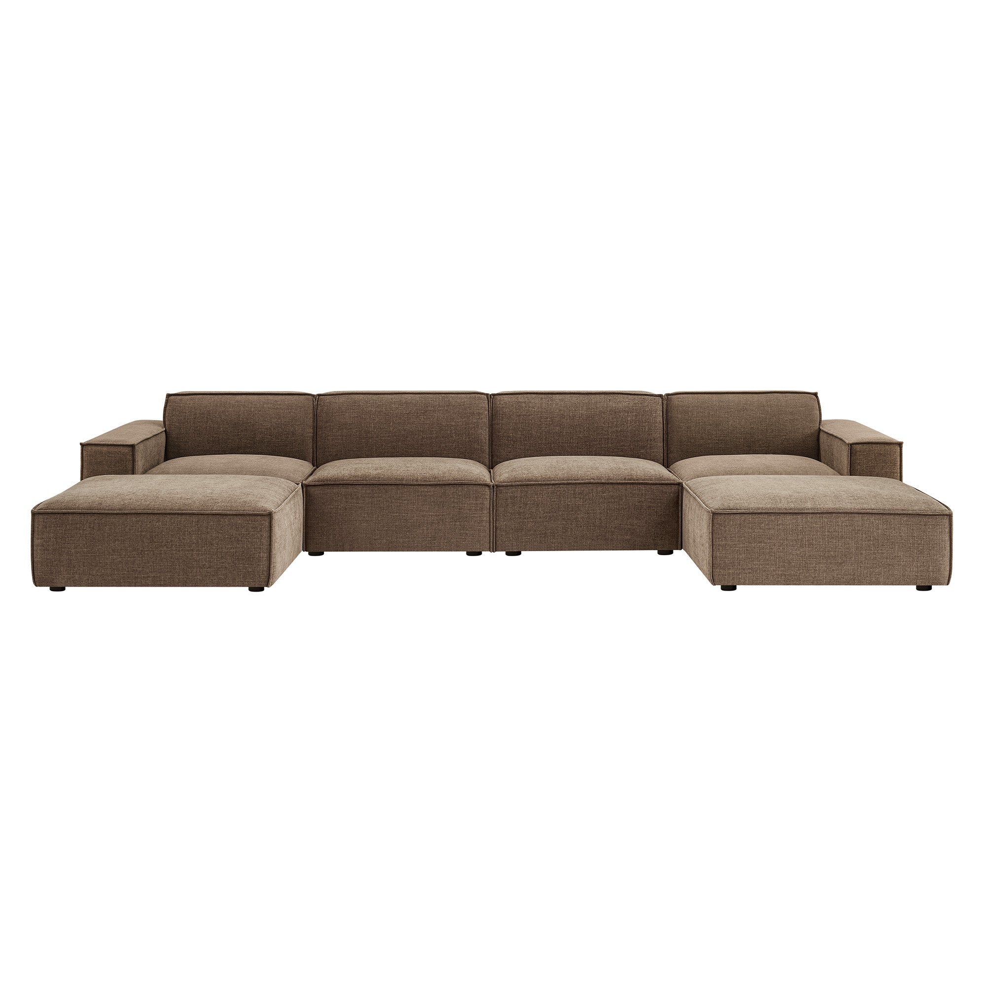 Modway EEI-7417 Restore 6-Piece Performance Fabric Upholstered Modular Sectional Sofa