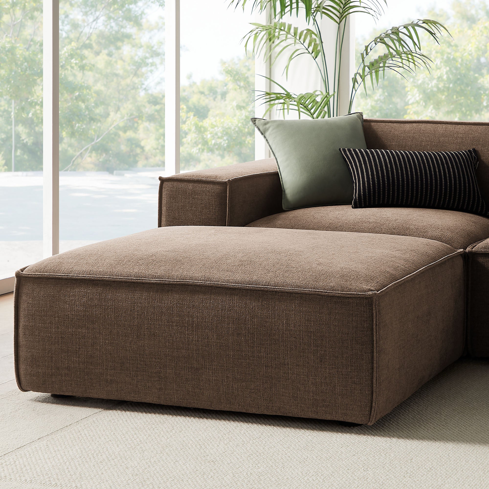 Modway EEI-7417 Restore 6-Piece Performance Fabric Upholstered Modular Sectional Sofa