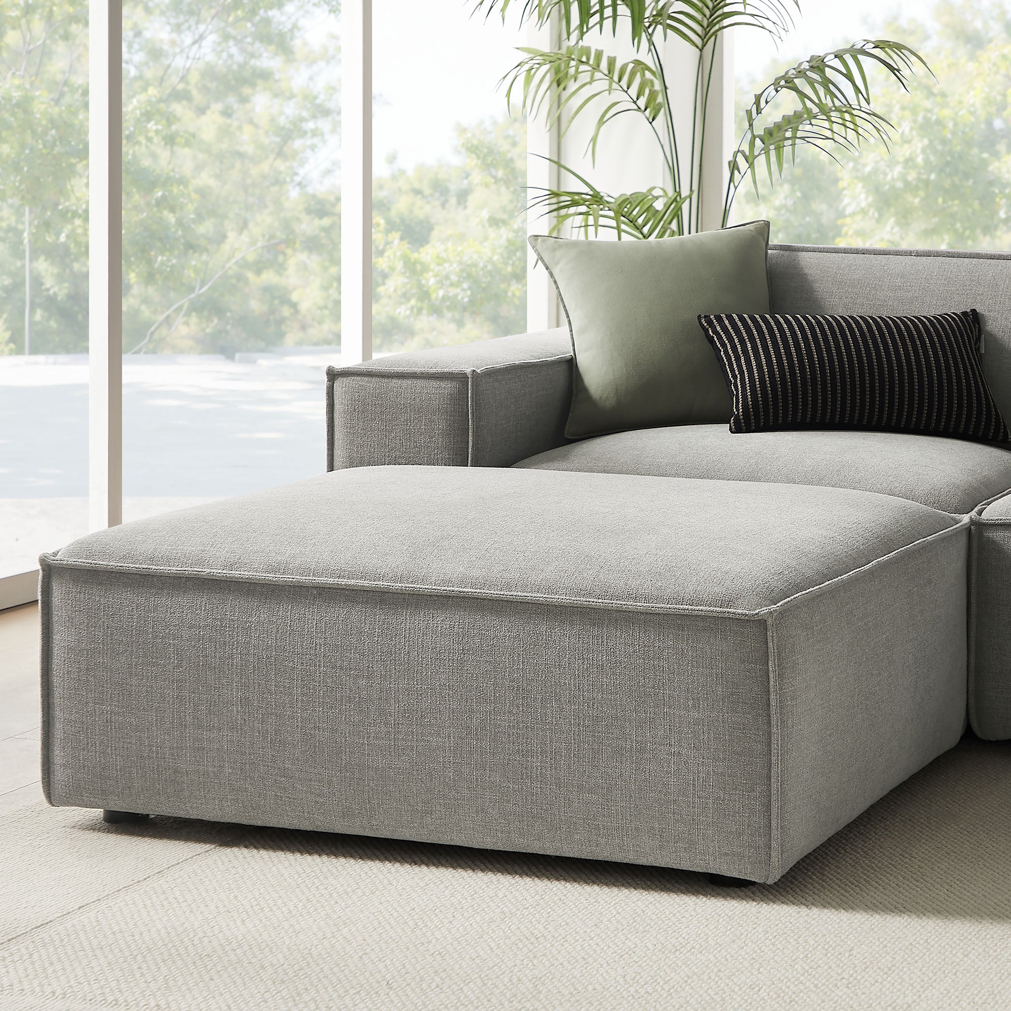 Modway EEI-7417 Restore 6-Piece Performance Fabric Upholstered Modular Sectional Sofa