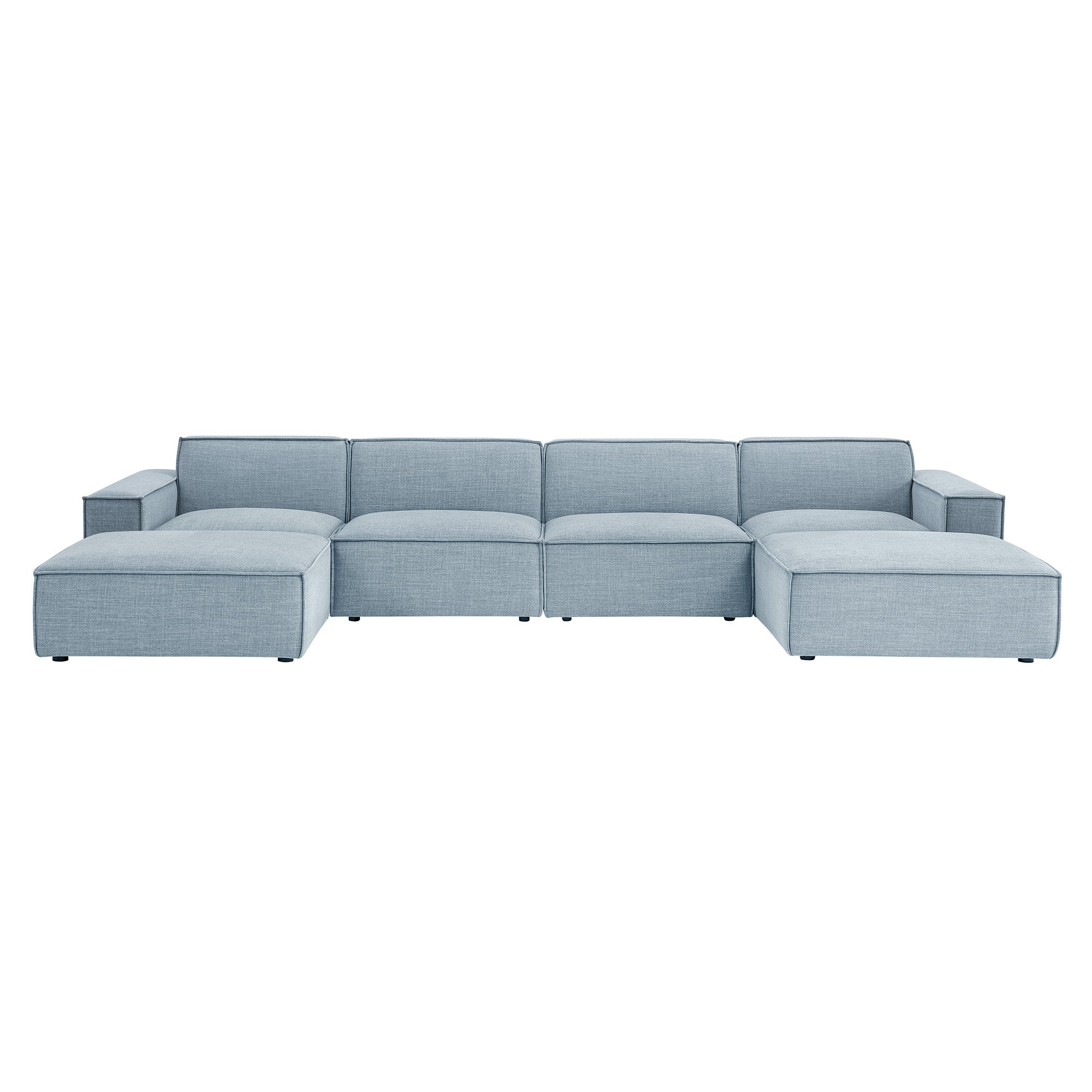 Modway EEI-7417 Restore 6-Piece Performance Fabric Upholstered Modular Sectional Sofa