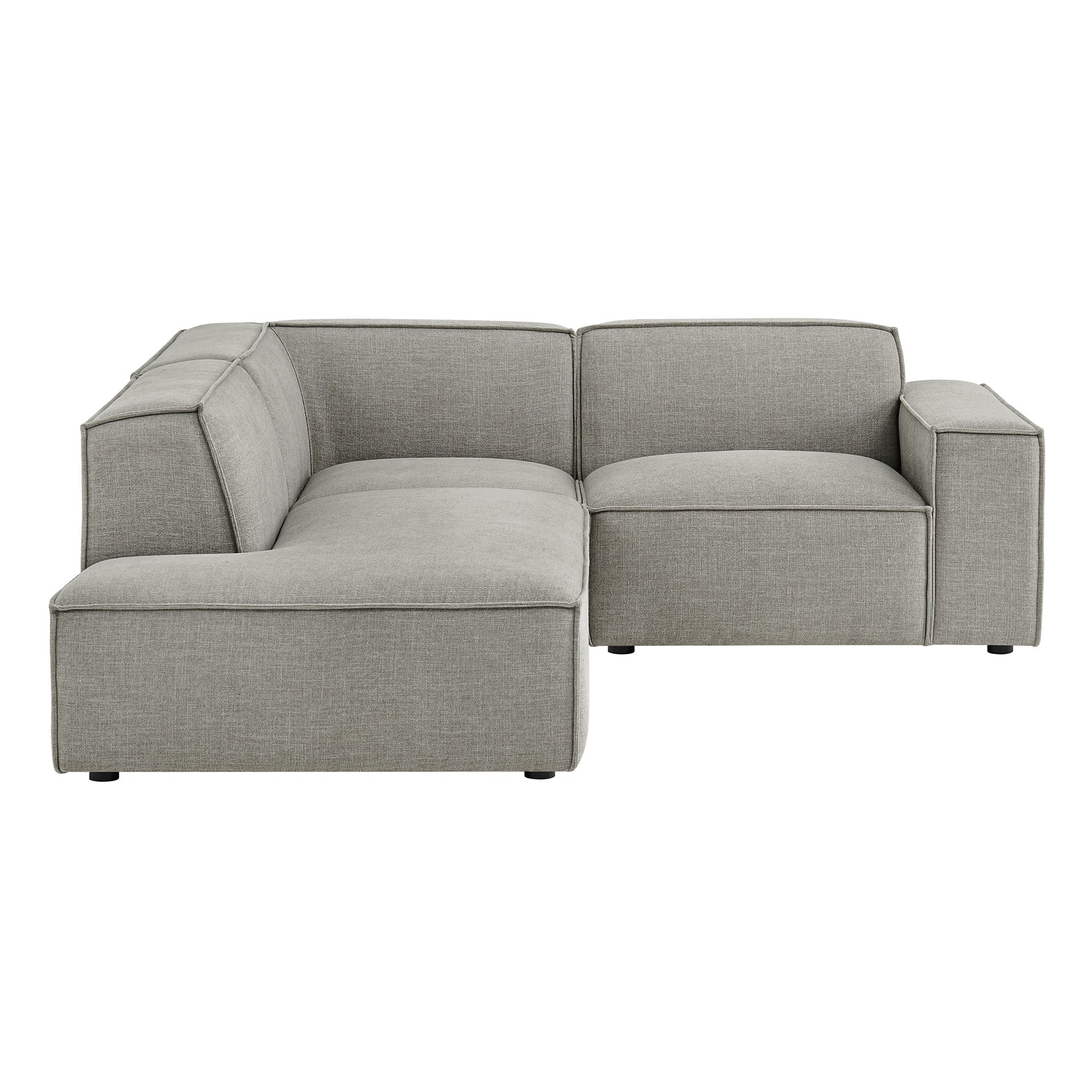 Modway EEI-7419 Restore 3-Piece Performance Fabric Upholstered Modular L-Shaped Sectional Sofa