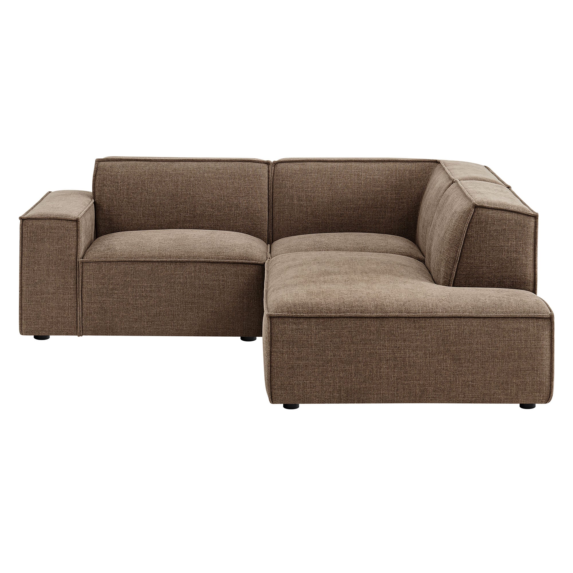 Modway EEI-7421 Restore 3-Piece Performance Fabric Upholstered Modular L-Shaped Sectional Sofa