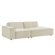 Modway EEI-7425 Restore 2-Piece Performance Fabric Upholstered Modular Loveseat