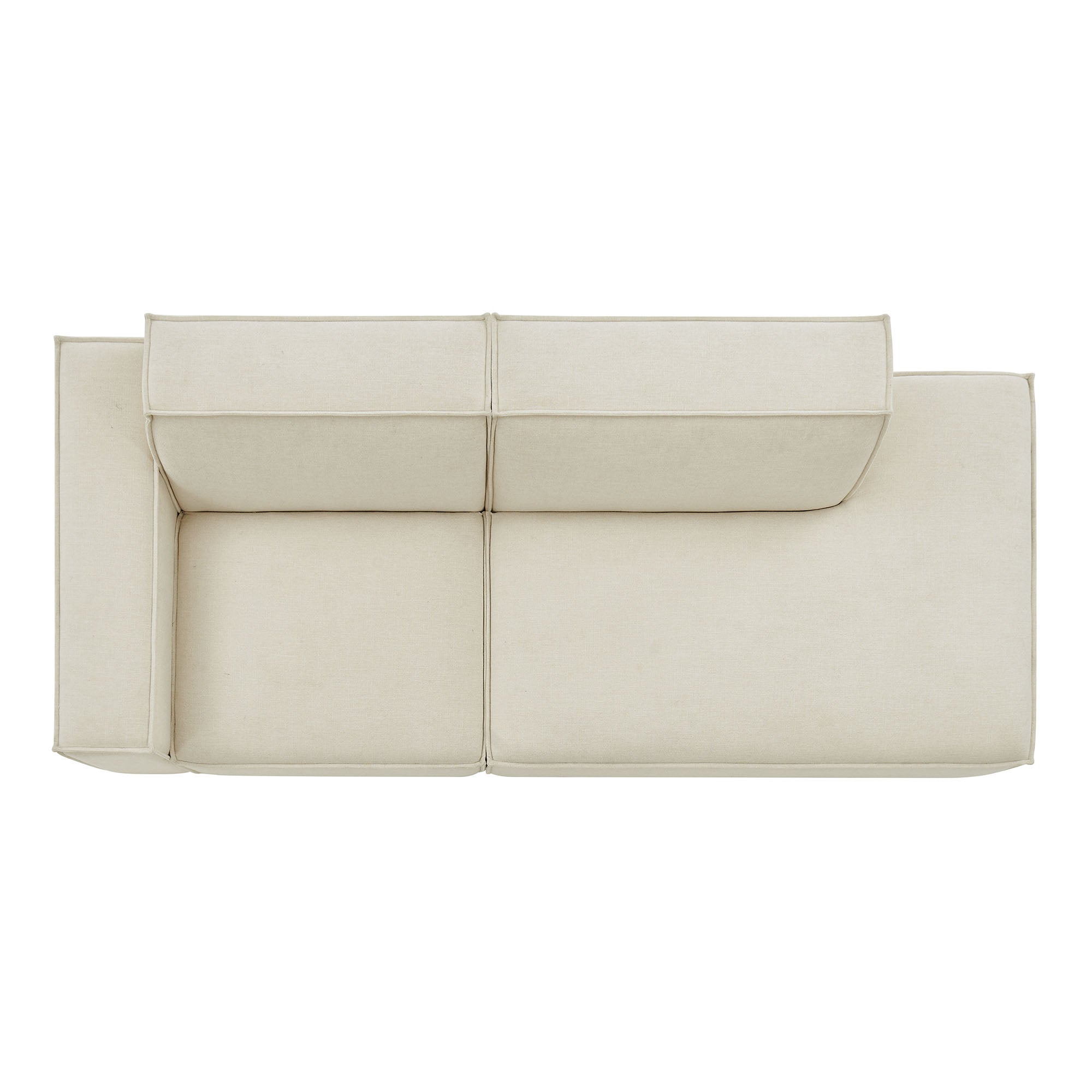 Modway EEI-7425 Restore 2-Piece Performance Fabric Upholstered Modular Loveseat