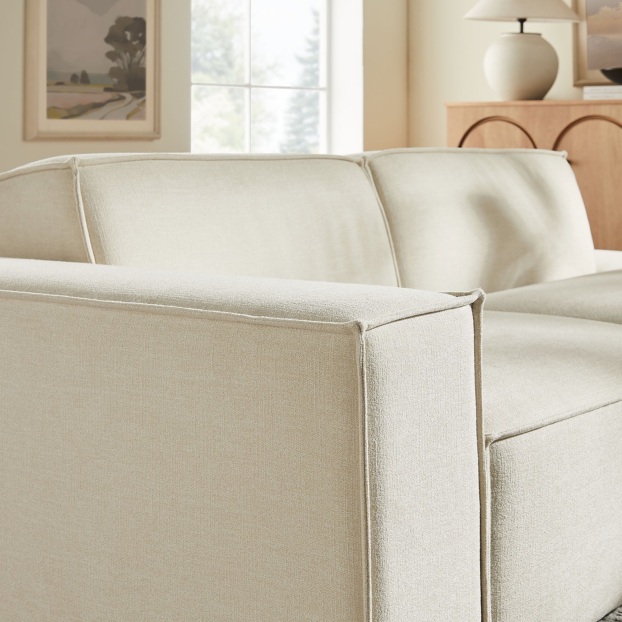 Modway EEI-7425 Restore 2-Piece Performance Fabric Upholstered Modular Loveseat