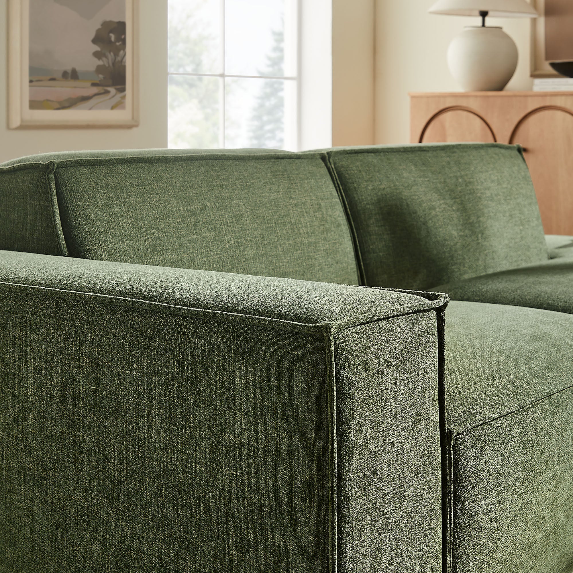 Modway EEI-7425 Restore 2-Piece Performance Fabric Upholstered Modular Loveseat