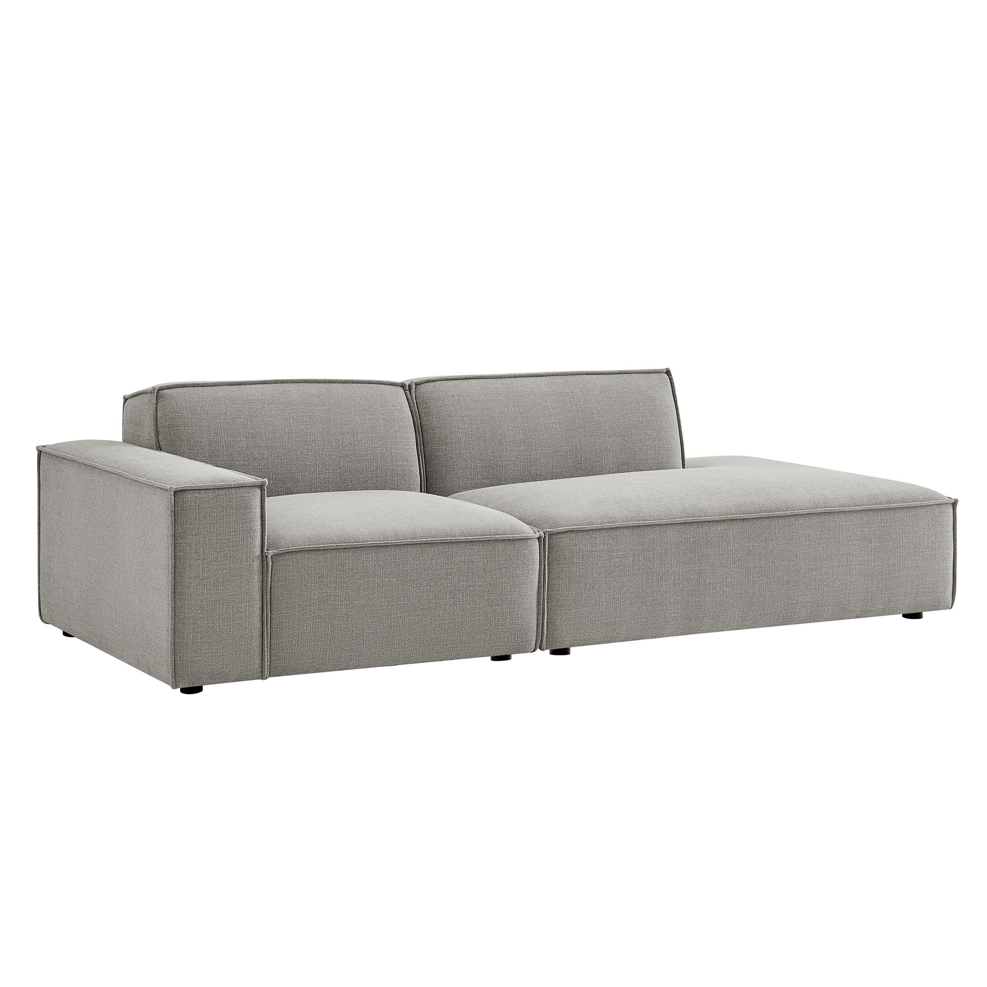 Modway EEI-7425 Restore 2-Piece Performance Fabric Upholstered Modular Loveseat