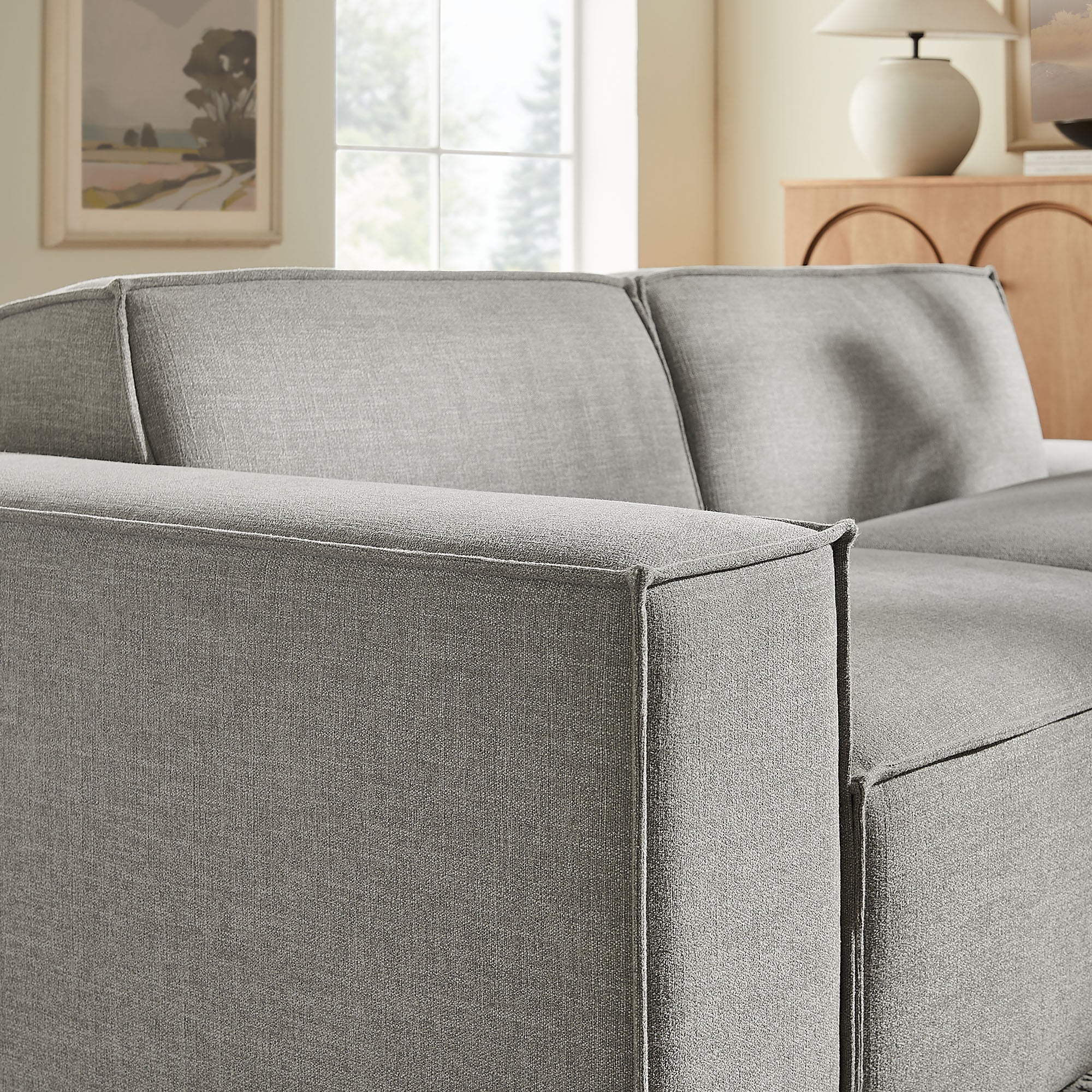 Modway EEI-7425 Restore 2-Piece Performance Fabric Upholstered Modular Loveseat