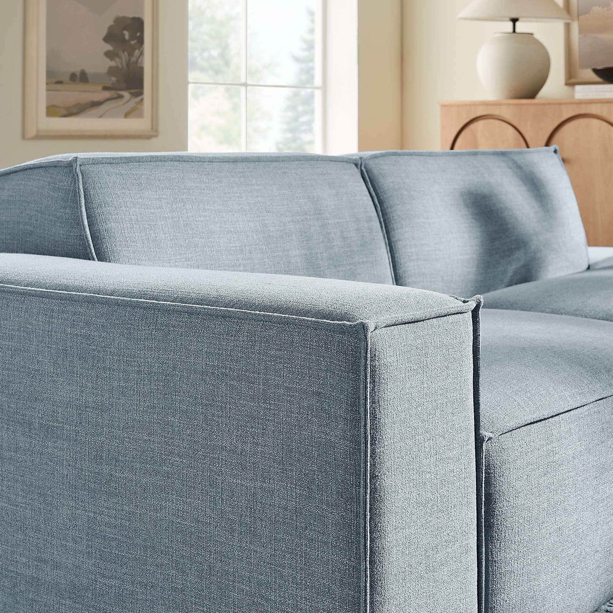 Modway EEI-7425 Restore 2-Piece Performance Fabric Upholstered Modular Loveseat