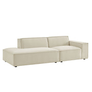 Modway EEI-7427 Restore 2-Piece Performance Fabric Upholstered Modular Loveseat