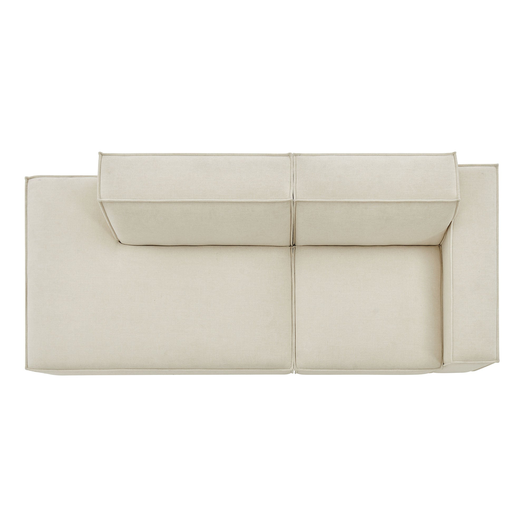 Modway EEI-7427 Restore 2-Piece Performance Fabric Upholstered Modular Loveseat
