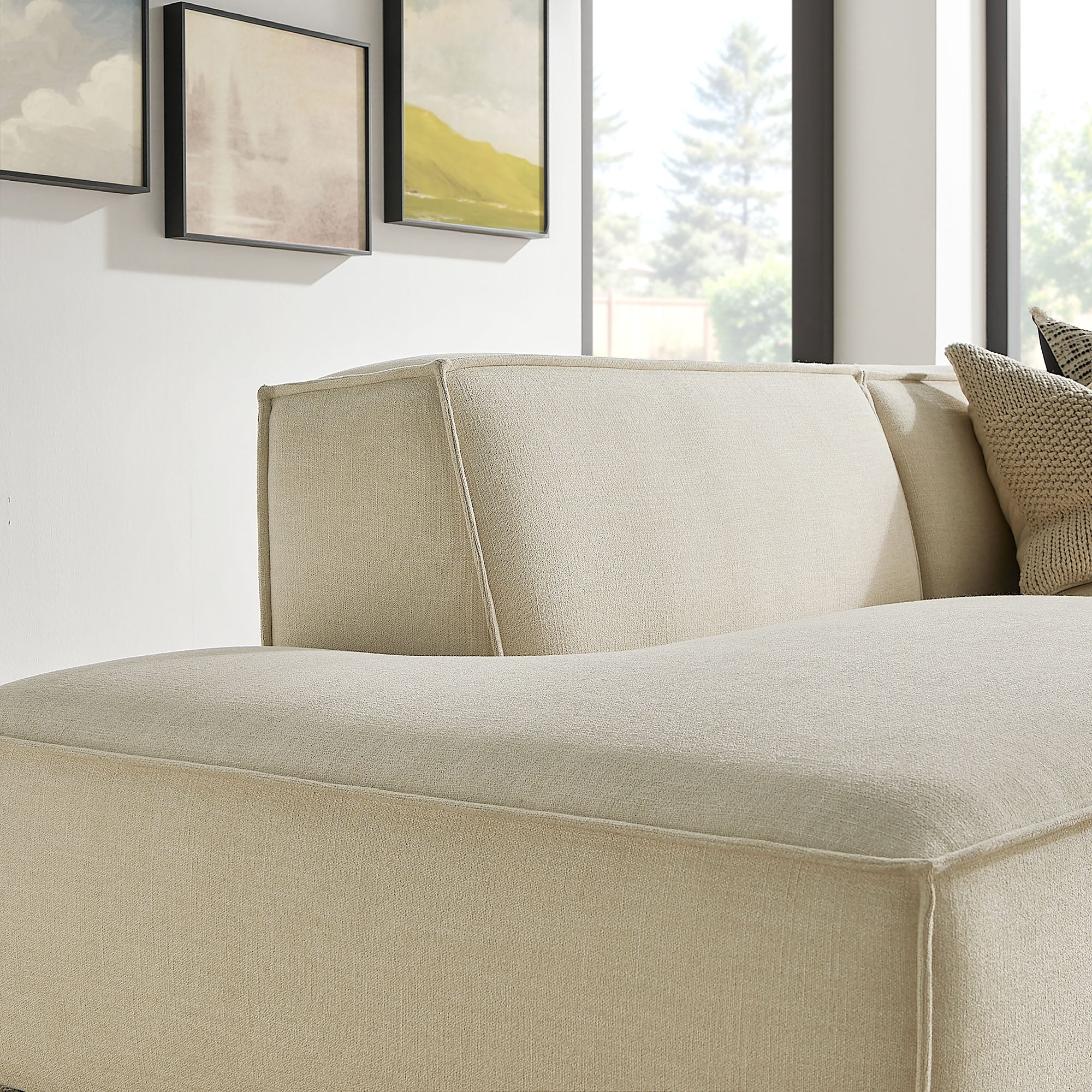 Modway EEI-7427 Restore 2-Piece Performance Fabric Upholstered Modular Loveseat
