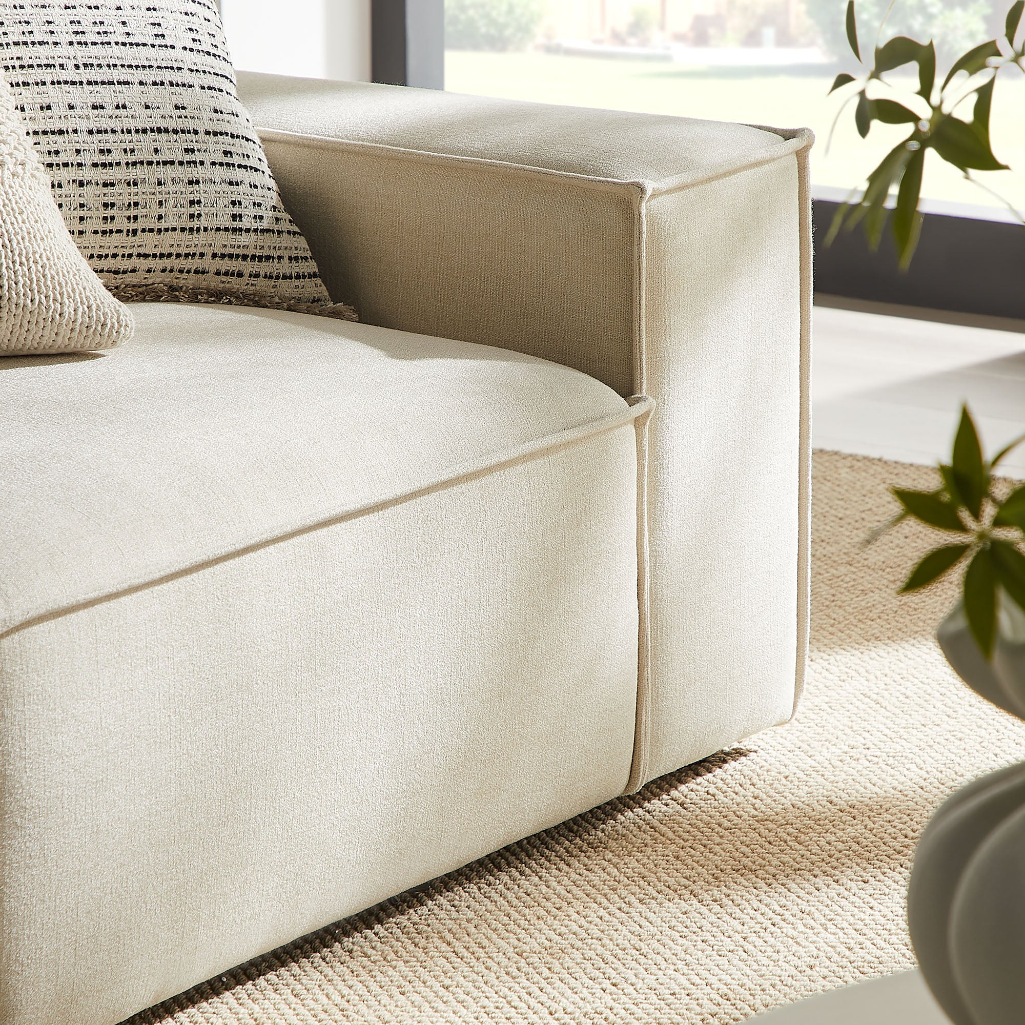 Modway EEI-7427 Restore 2-Piece Performance Fabric Upholstered Modular Loveseat